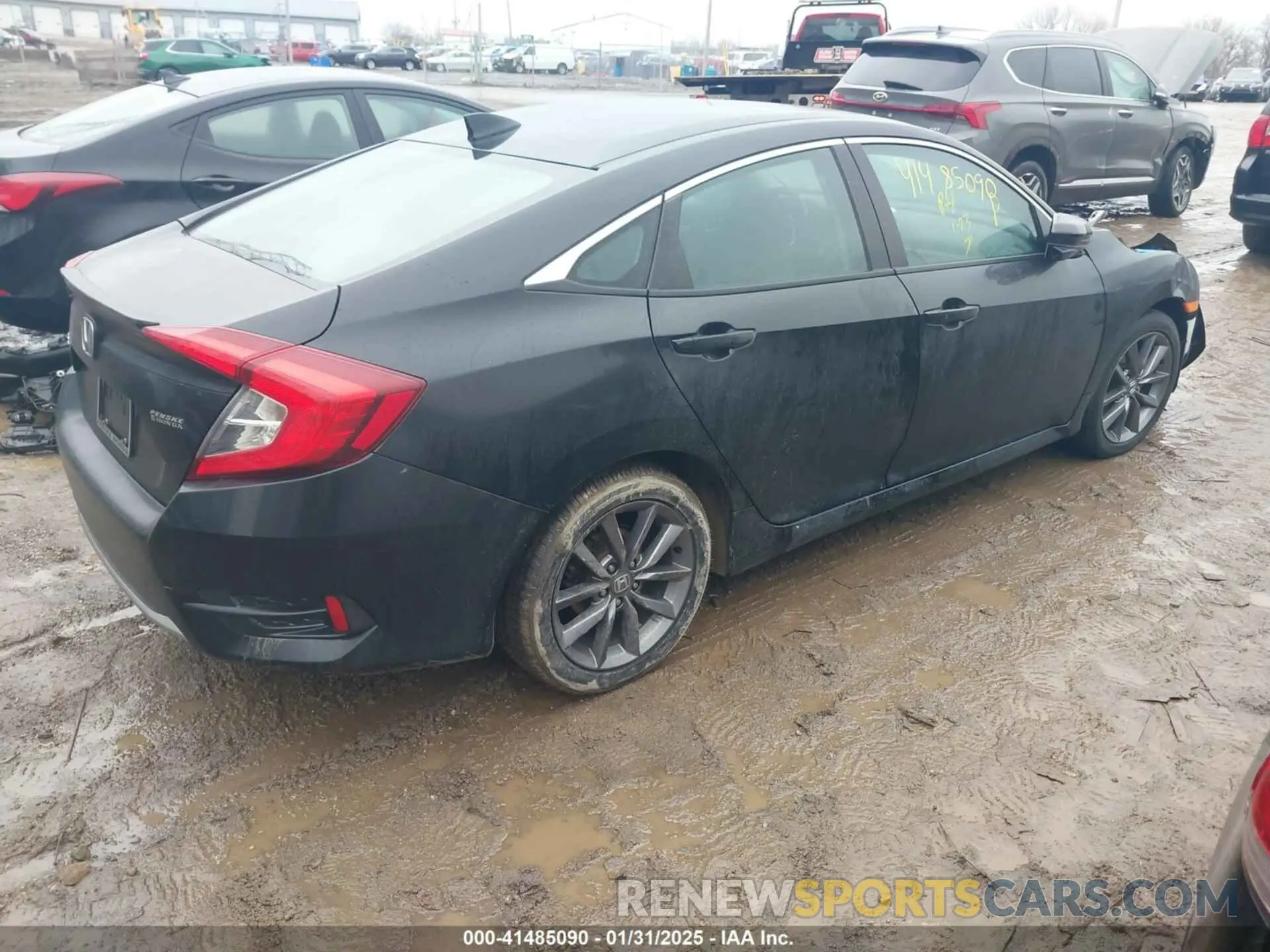 4 Photograph of a damaged car 19XFC1F34KE014454 HONDA CIVIC 2019