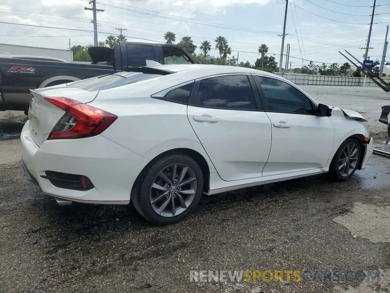 3 Photograph of a damaged car 19XFC1F34KE208269 HONDA CIVIC 2019