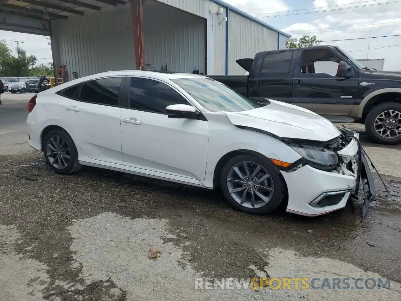 4 Photograph of a damaged car 19XFC1F34KE208269 HONDA CIVIC 2019