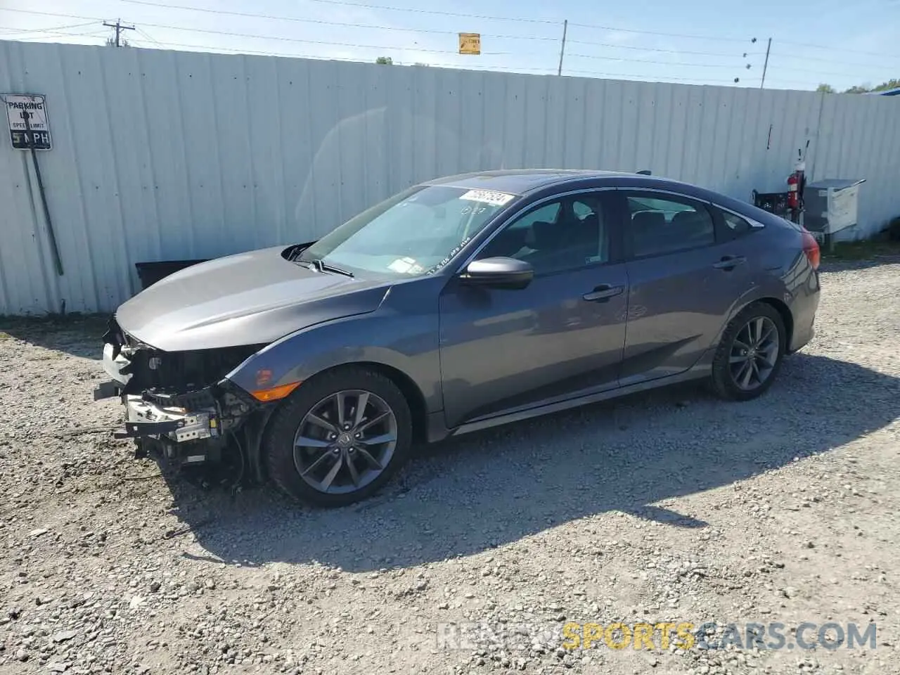 1 Photograph of a damaged car 19XFC1F34KE211267 HONDA CIVIC 2019