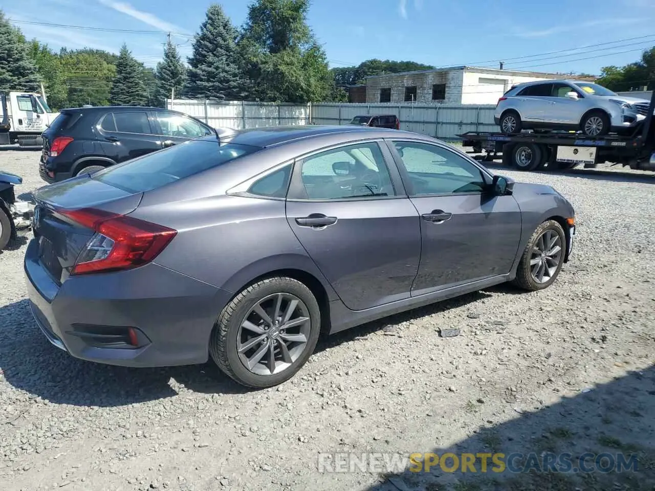 3 Photograph of a damaged car 19XFC1F34KE211267 HONDA CIVIC 2019