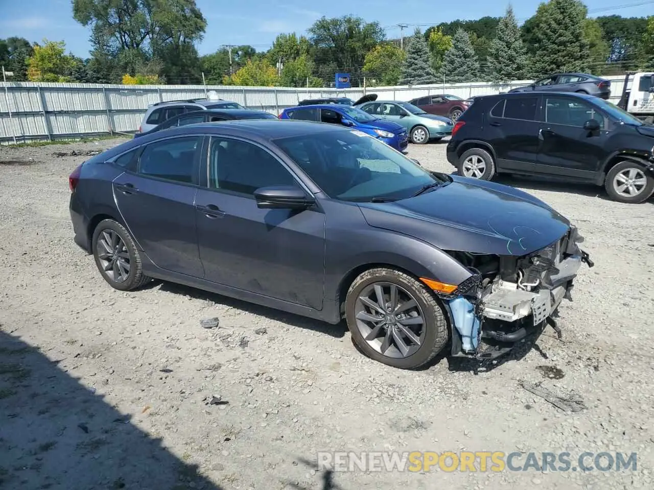 4 Photograph of a damaged car 19XFC1F34KE211267 HONDA CIVIC 2019