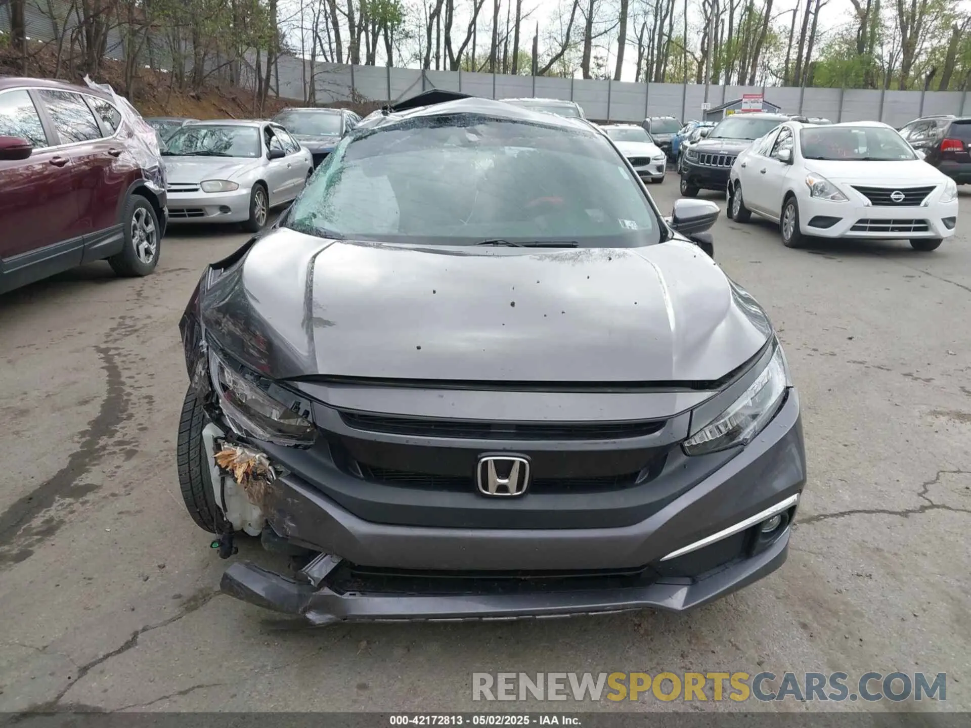 13 Photograph of a damaged car 19XFC1F35KE016973 HONDA CIVIC 2019