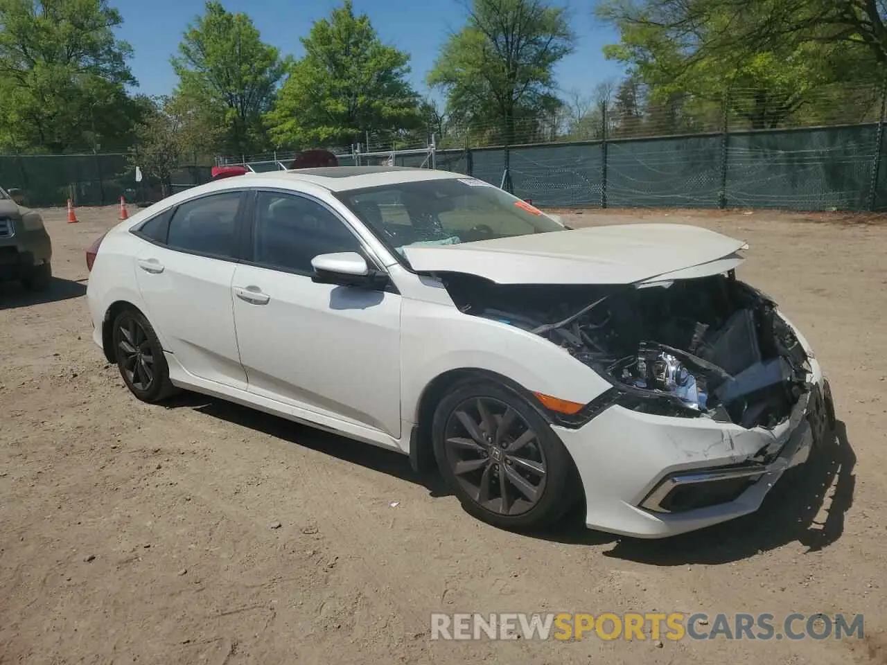 4 Photograph of a damaged car 19XFC1F35KE200732 HONDA CIVIC 2019