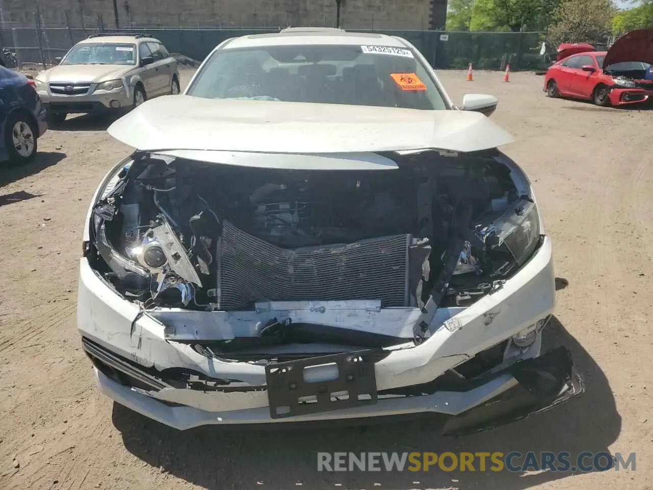 5 Photograph of a damaged car 19XFC1F35KE200732 HONDA CIVIC 2019