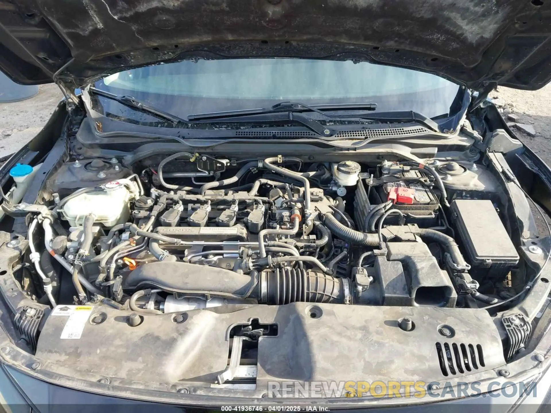 10 Photograph of a damaged car 19XFC1F35KE203436 HONDA CIVIC 2019