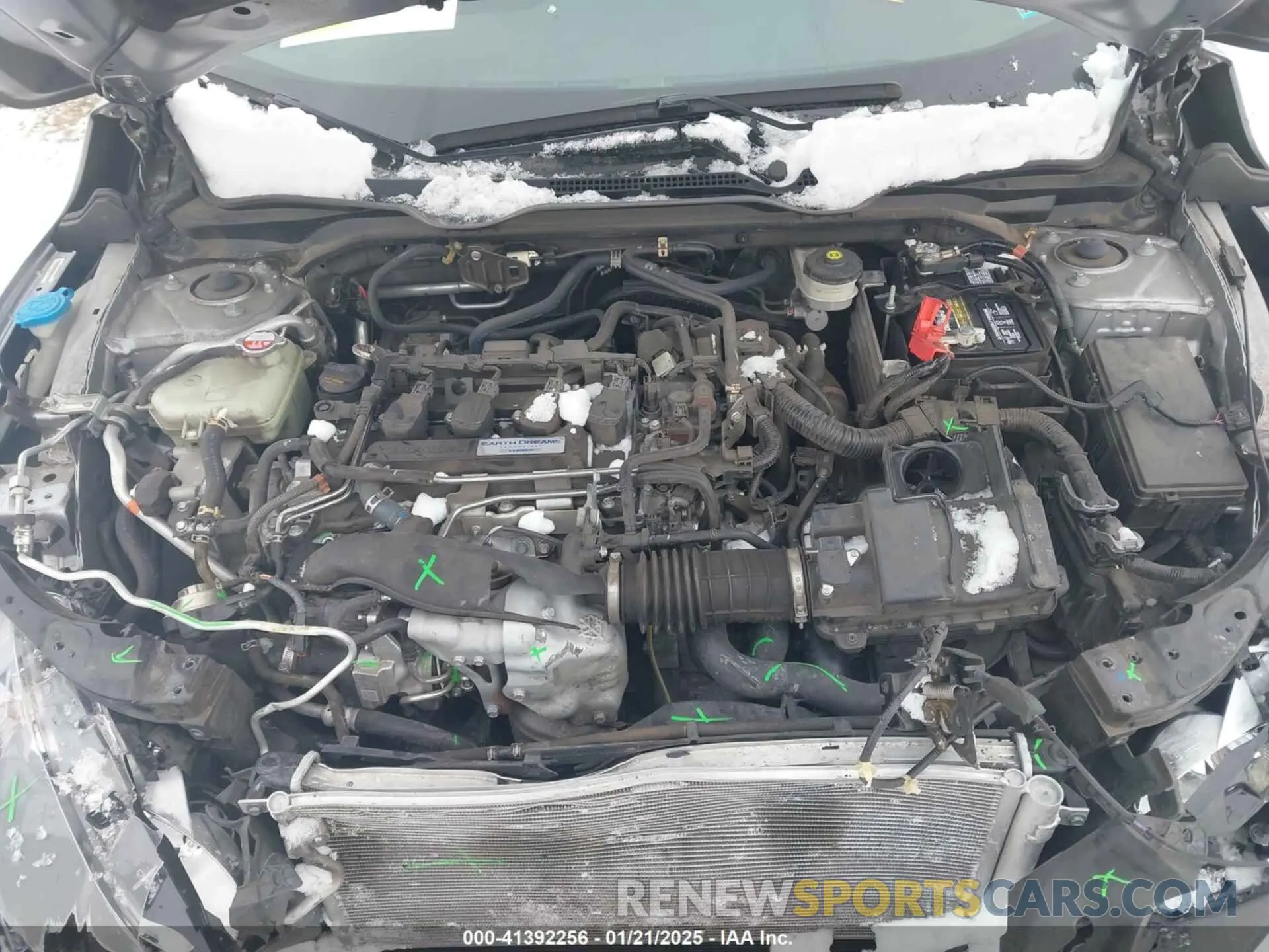10 Photograph of a damaged car 19XFC1F35KE208149 HONDA CIVIC 2019