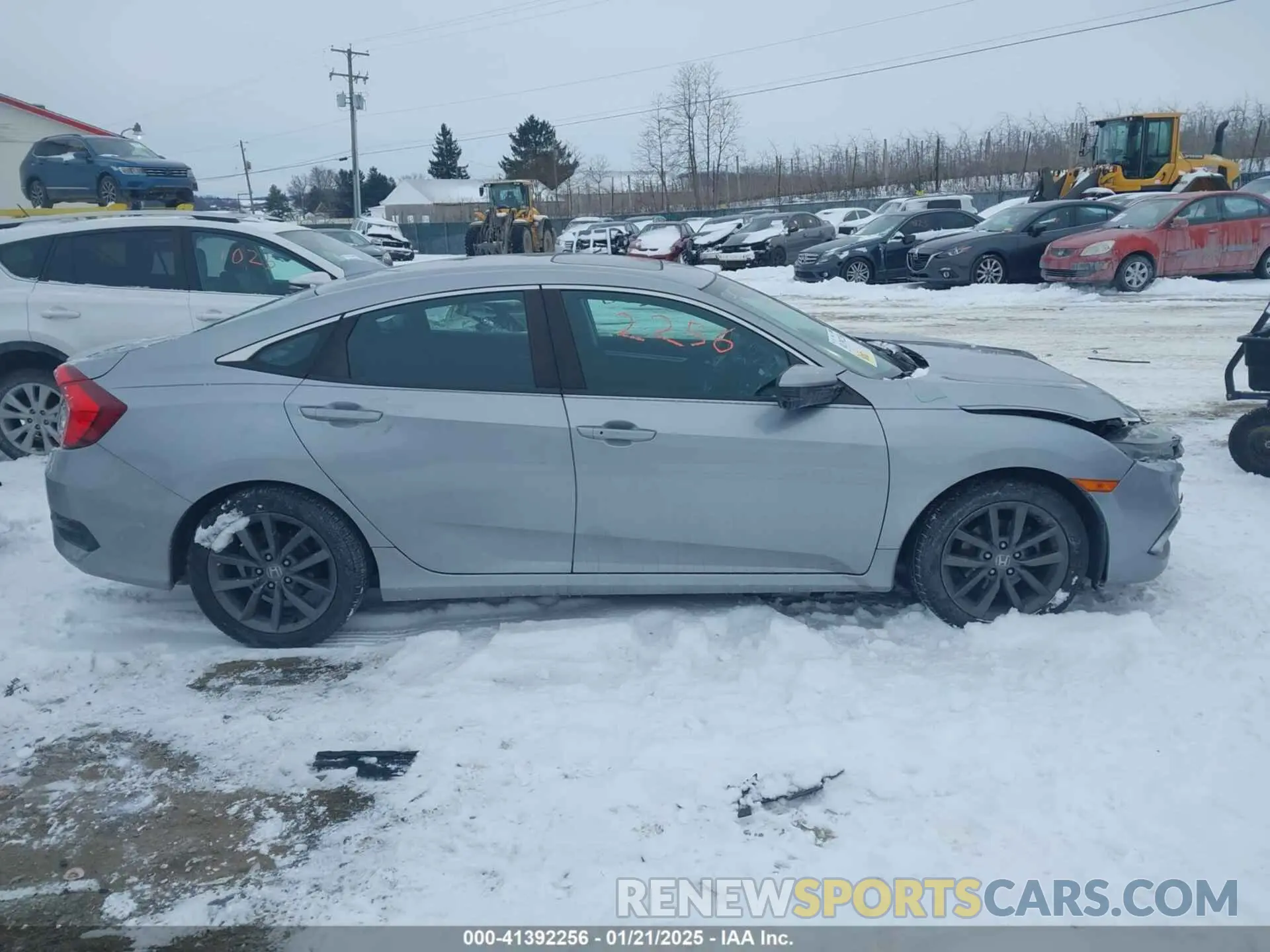 14 Photograph of a damaged car 19XFC1F35KE208149 HONDA CIVIC 2019