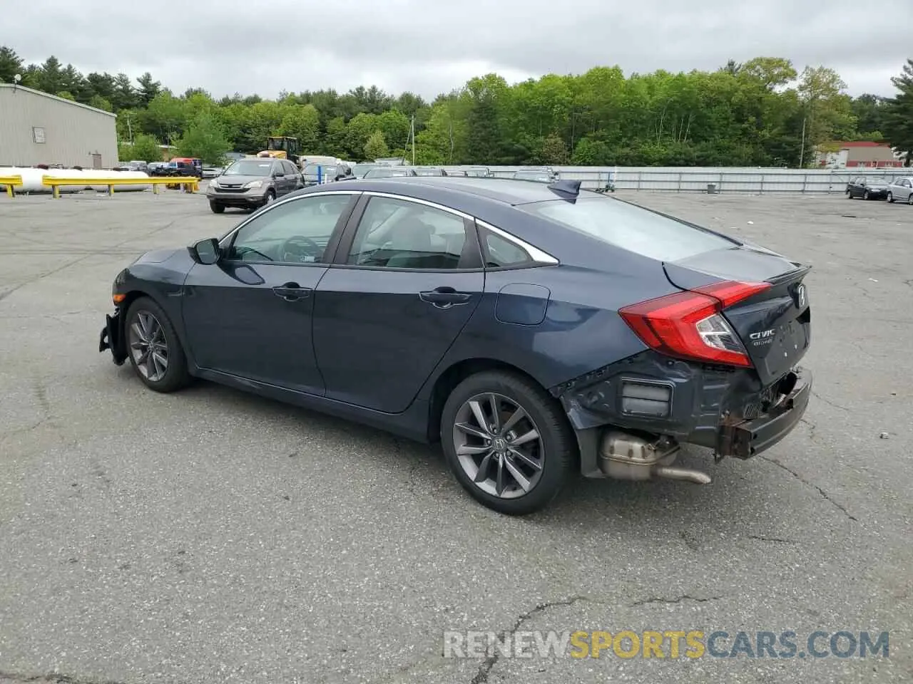 2 Photograph of a damaged car 19XFC1F35KE214694 HONDA CIVIC 2019