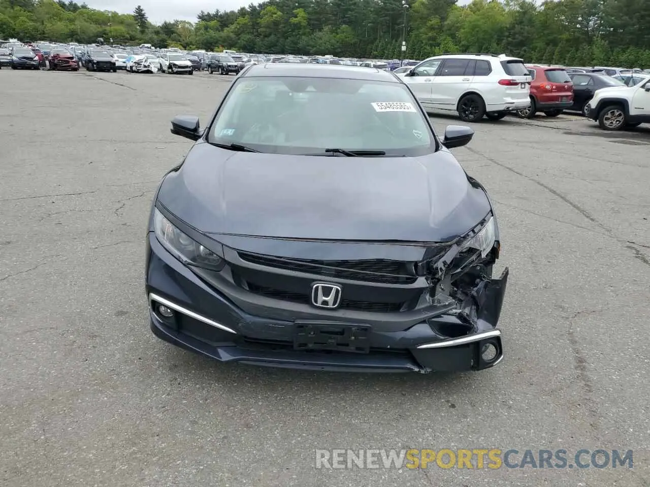 5 Photograph of a damaged car 19XFC1F35KE214694 HONDA CIVIC 2019