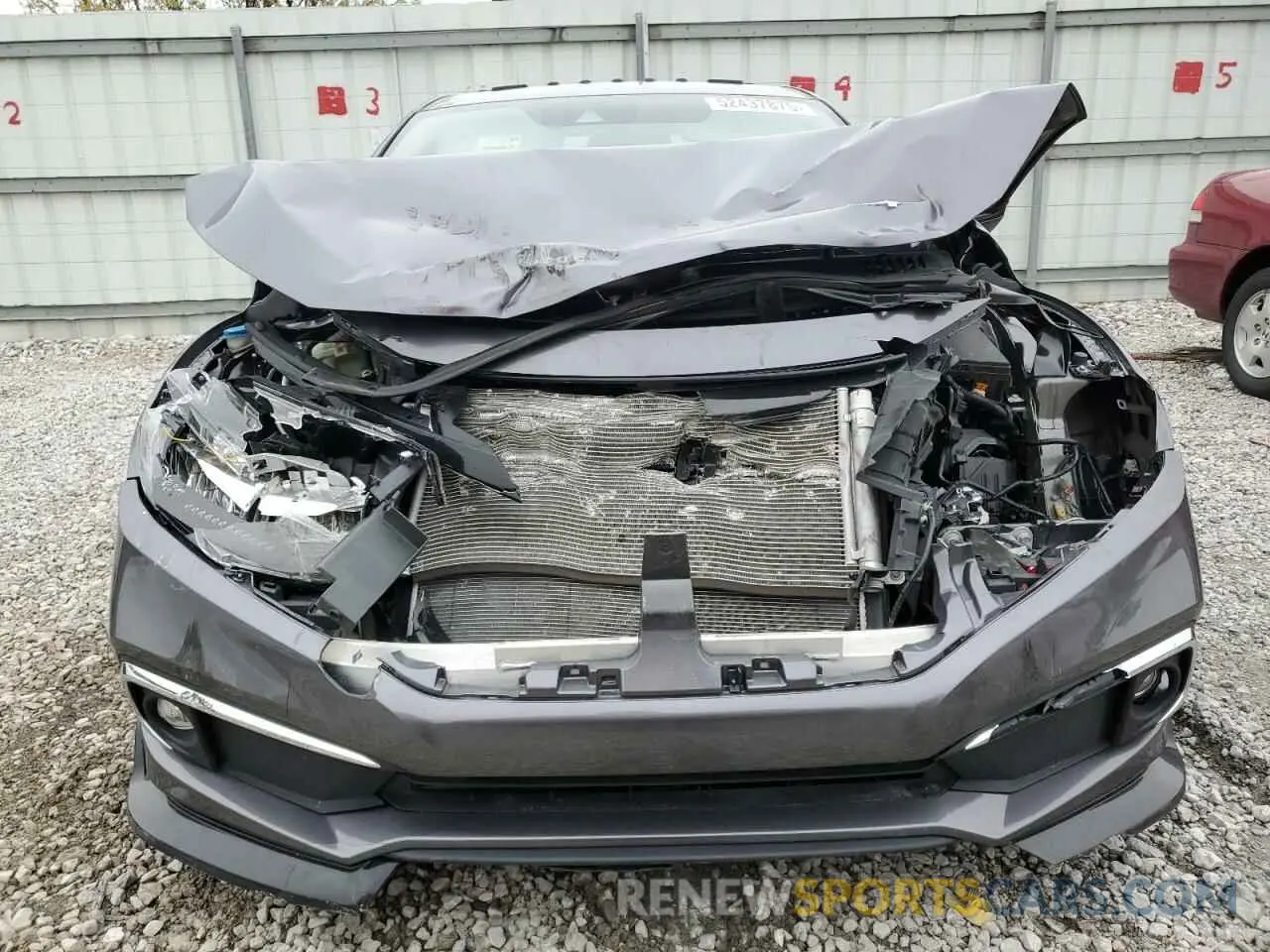 5 Photograph of a damaged car 19XFC1F36KE017341 HONDA CIVIC 2019