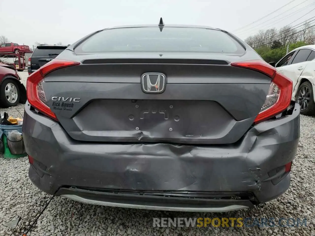 6 Photograph of a damaged car 19XFC1F36KE017341 HONDA CIVIC 2019