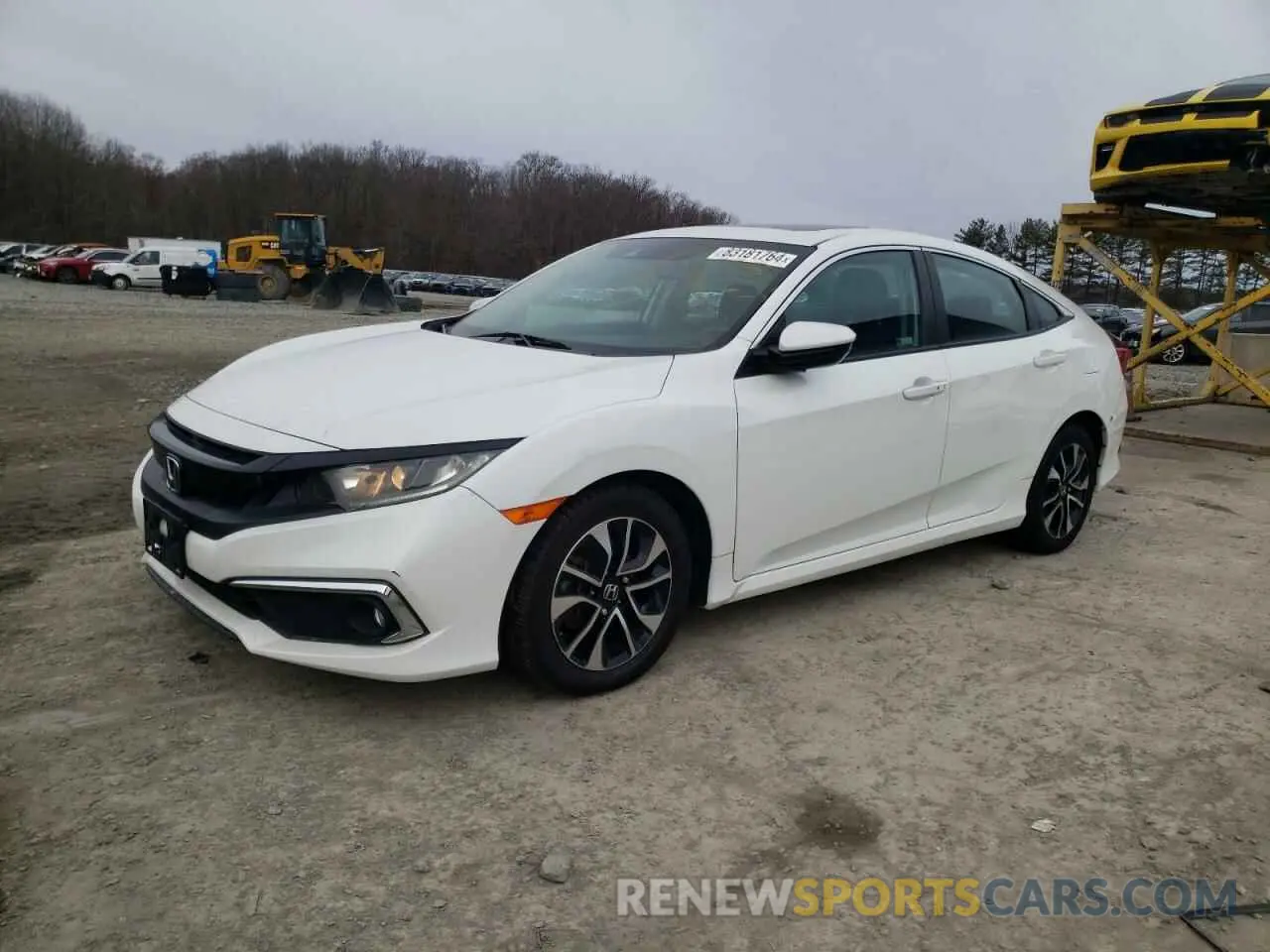 1 Photograph of a damaged car 19XFC1F36KE202215 HONDA CIVIC 2019