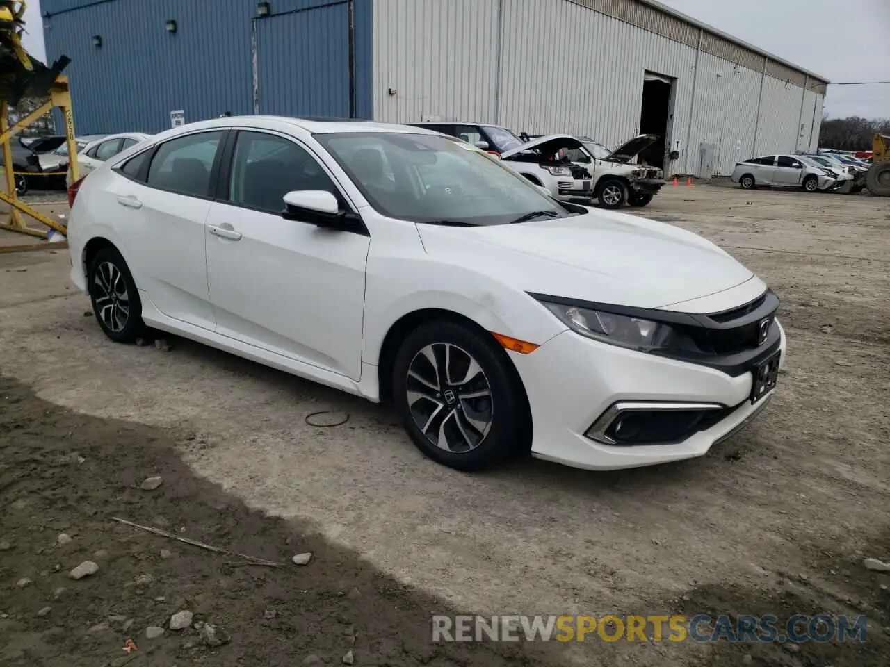 4 Photograph of a damaged car 19XFC1F36KE202215 HONDA CIVIC 2019