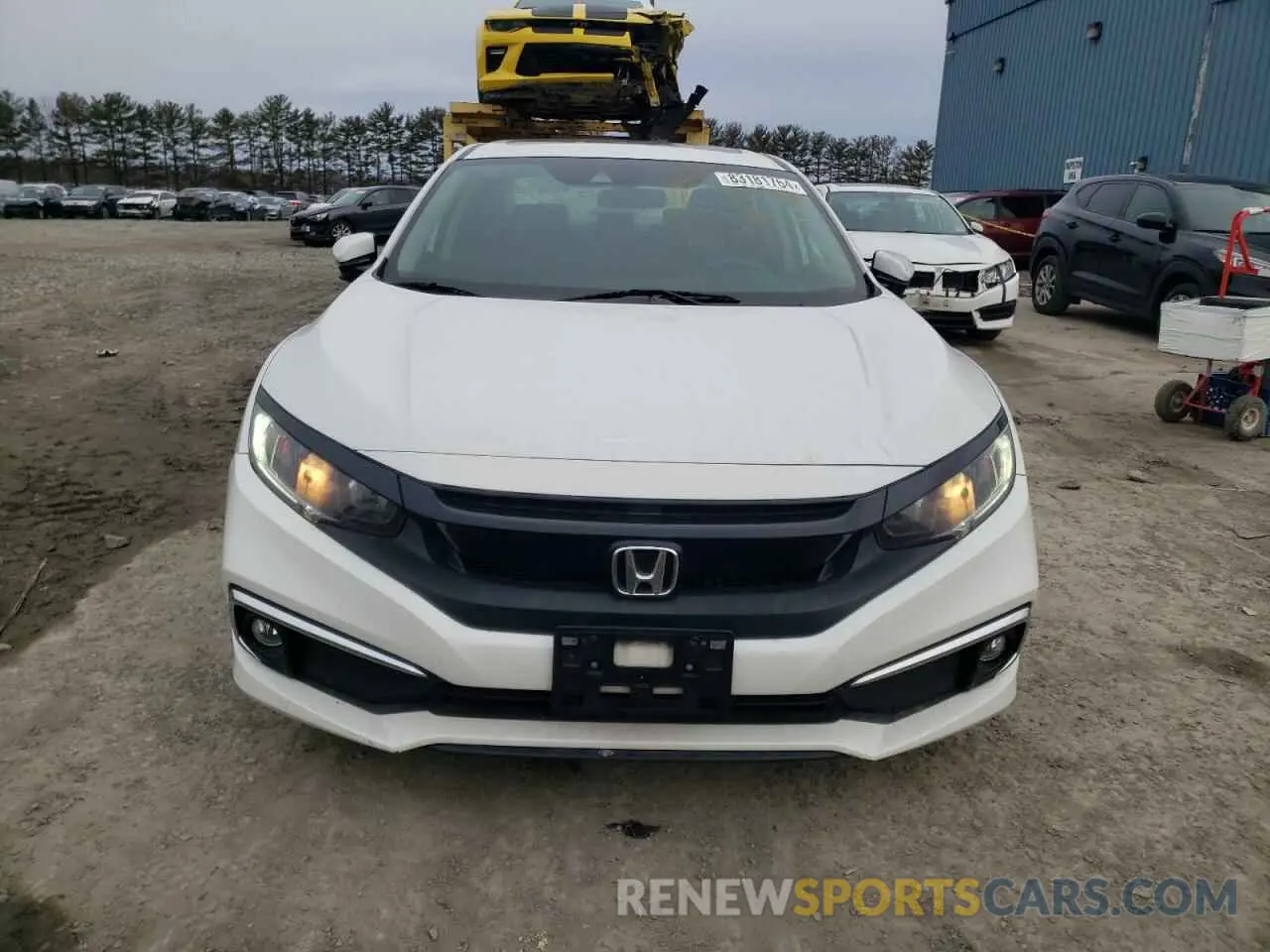 5 Photograph of a damaged car 19XFC1F36KE202215 HONDA CIVIC 2019
