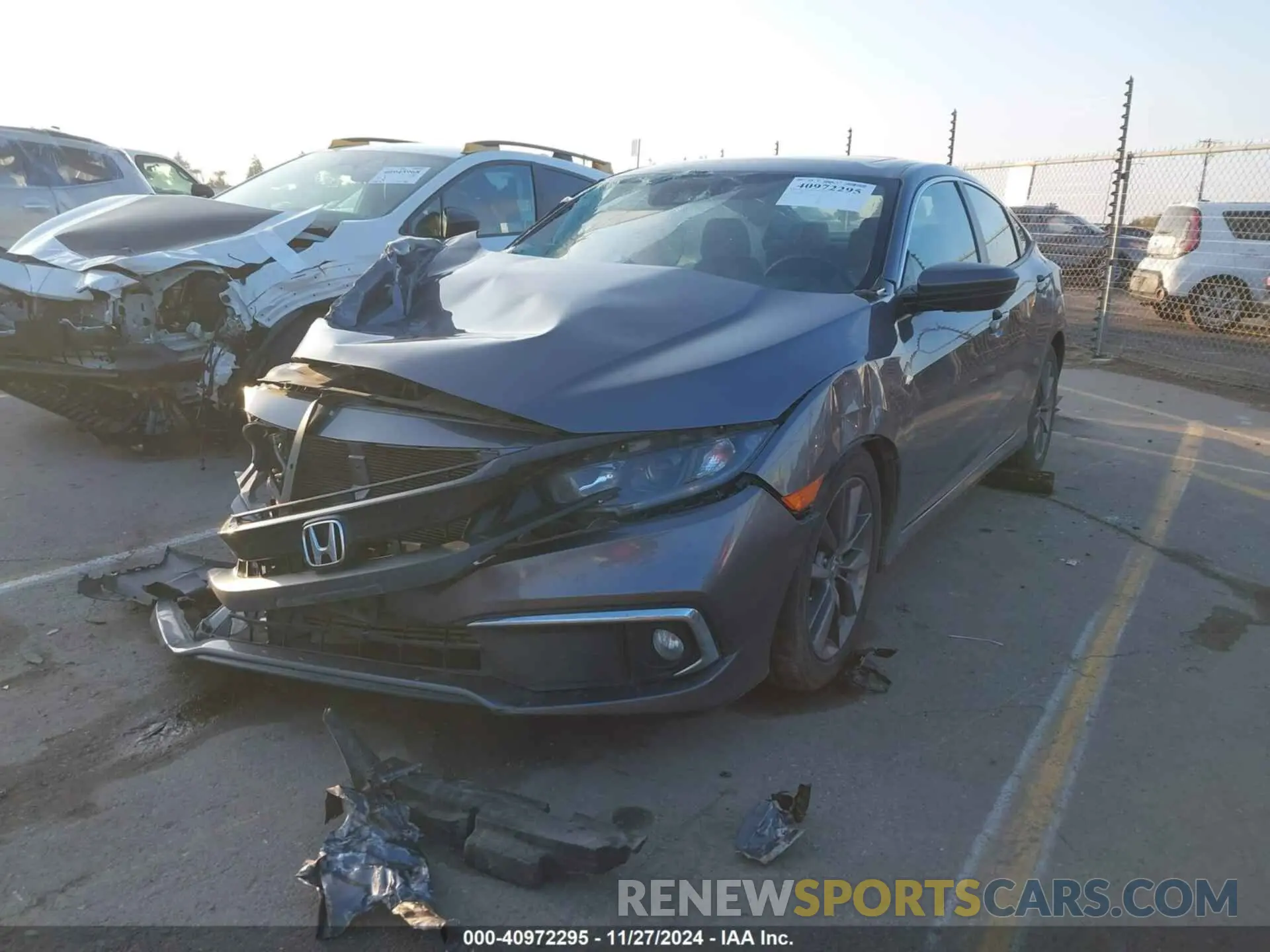 2 Photograph of a damaged car 19XFC1F36KE210640 HONDA CIVIC 2019