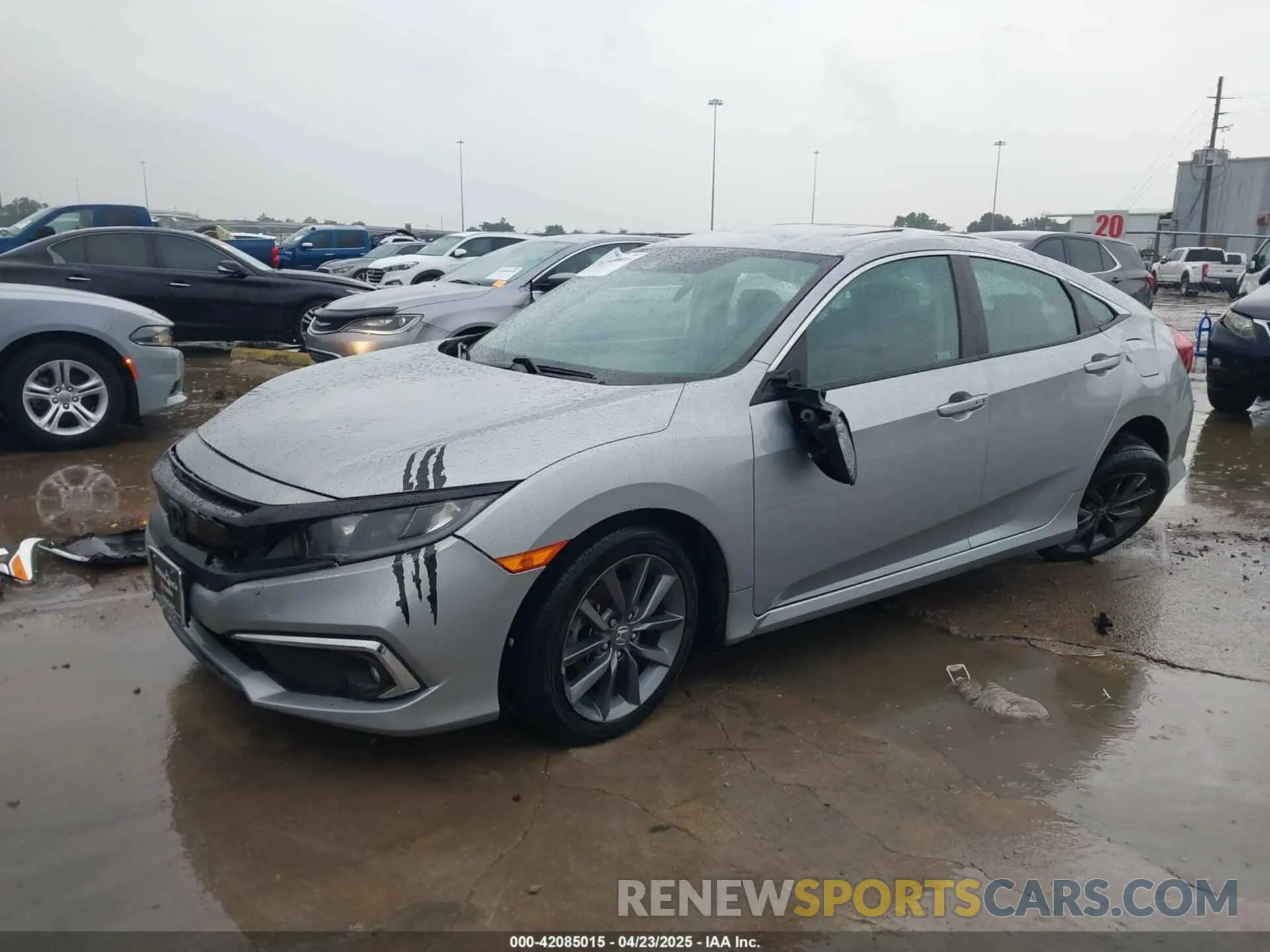 2 Photograph of a damaged car 19XFC1F36KE210718 HONDA CIVIC 2019