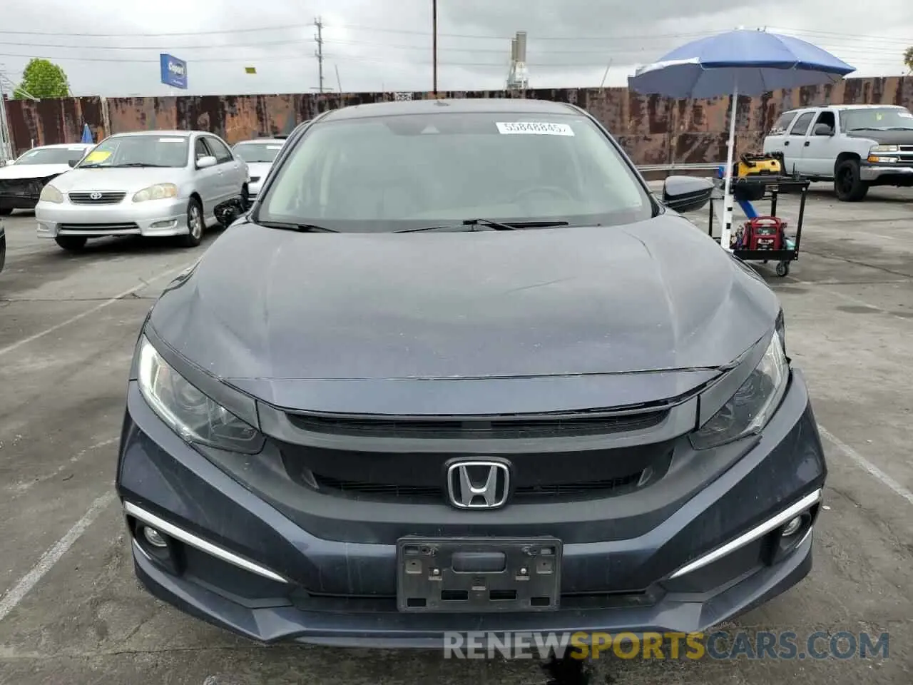 5 Photograph of a damaged car 19XFC1F36KE211707 HONDA CIVIC 2019