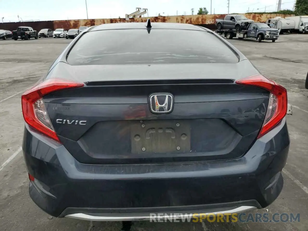 6 Photograph of a damaged car 19XFC1F36KE211707 HONDA CIVIC 2019