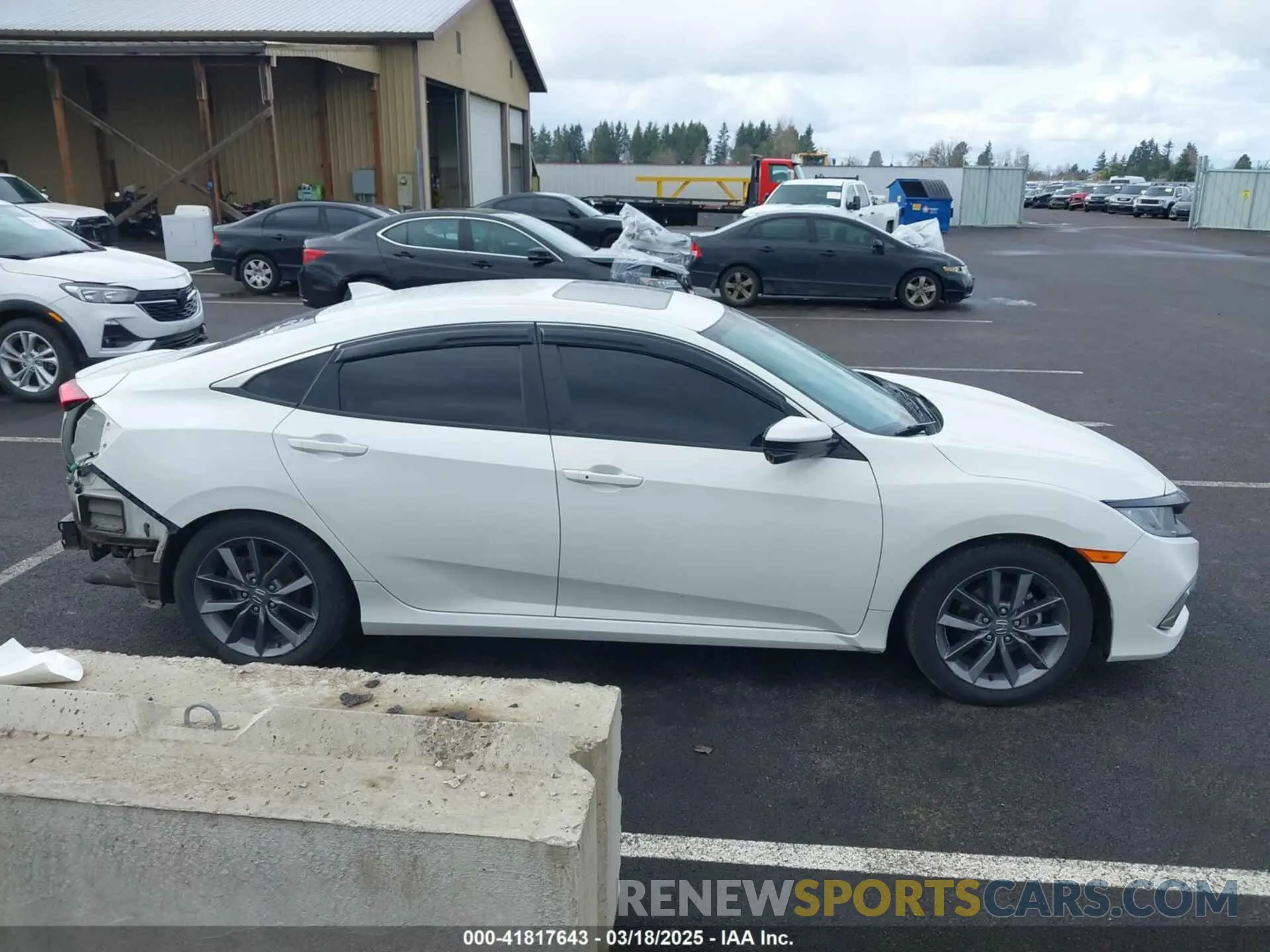 14 Photograph of a damaged car 19XFC1F36KE213036 HONDA CIVIC 2019