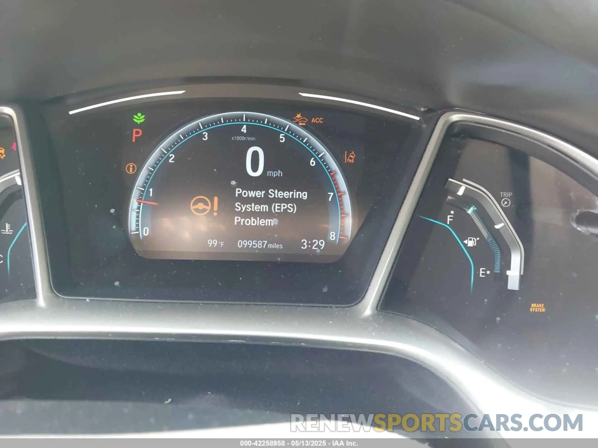 7 Photograph of a damaged car 19XFC1F37KE001388 HONDA CIVIC 2019
