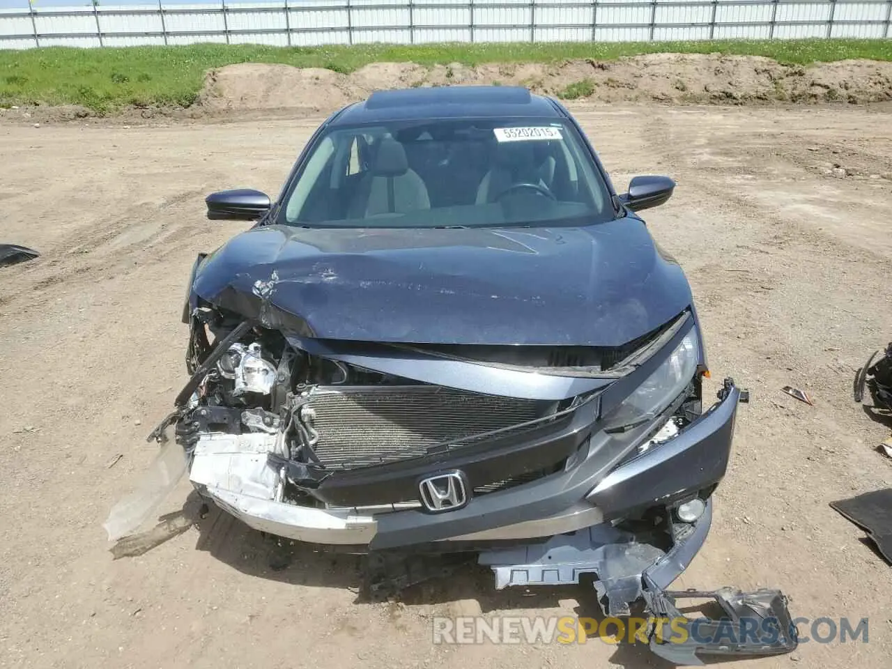 5 Photograph of a damaged car 19XFC1F37KE002735 HONDA CIVIC 2019