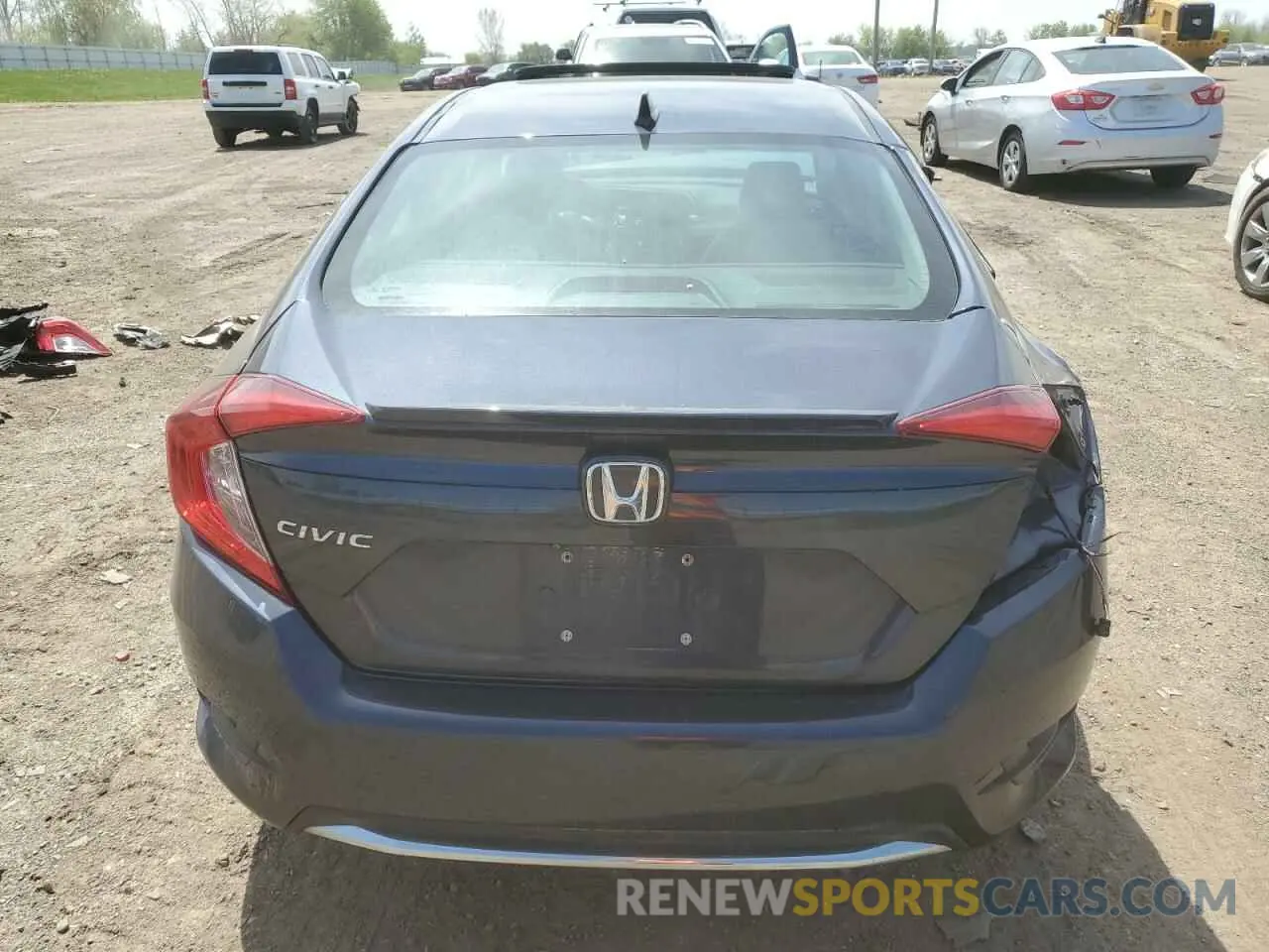 6 Photograph of a damaged car 19XFC1F37KE002735 HONDA CIVIC 2019