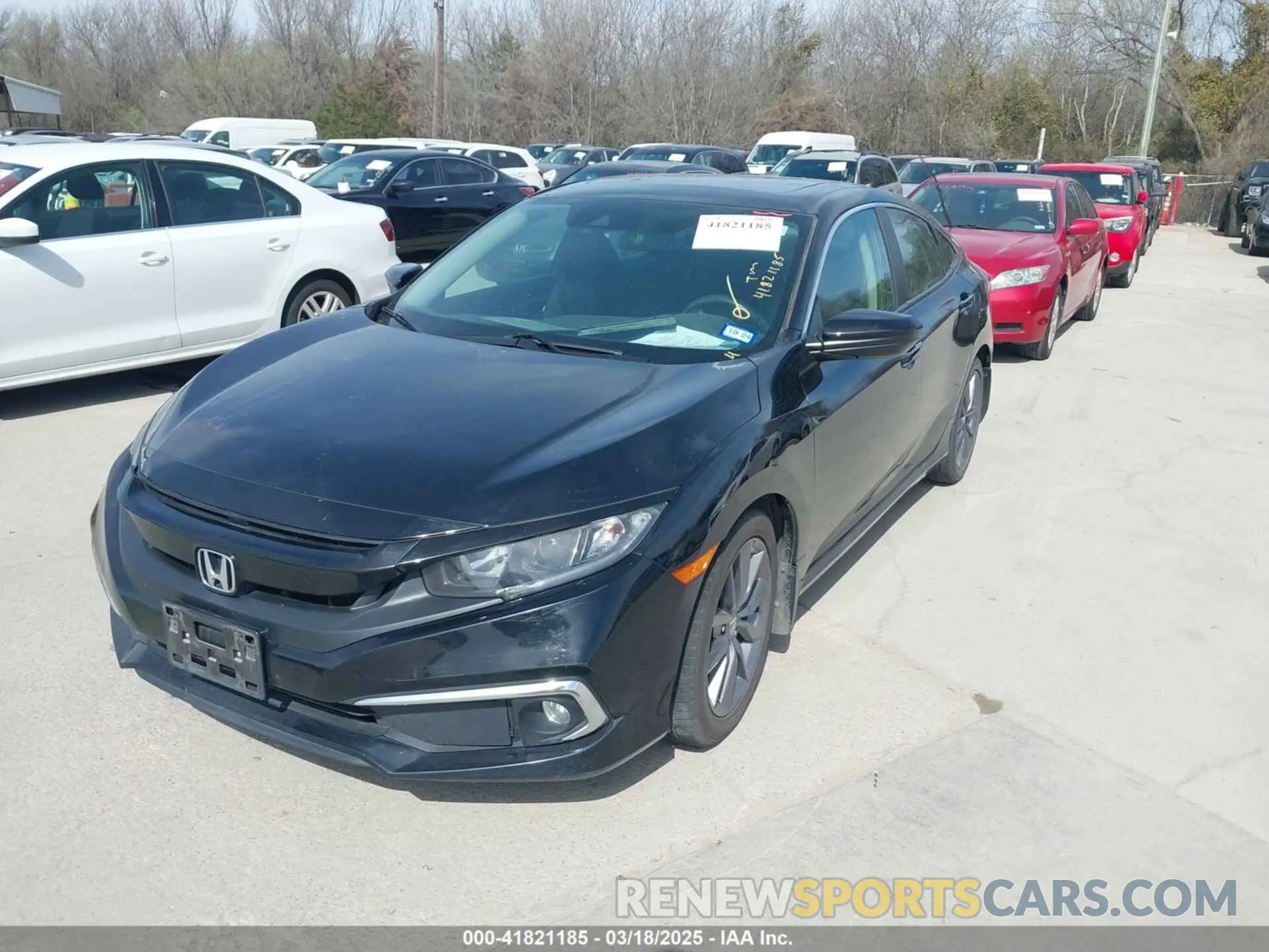 2 Photograph of a damaged car 19XFC1F37KE016313 HONDA CIVIC 2019