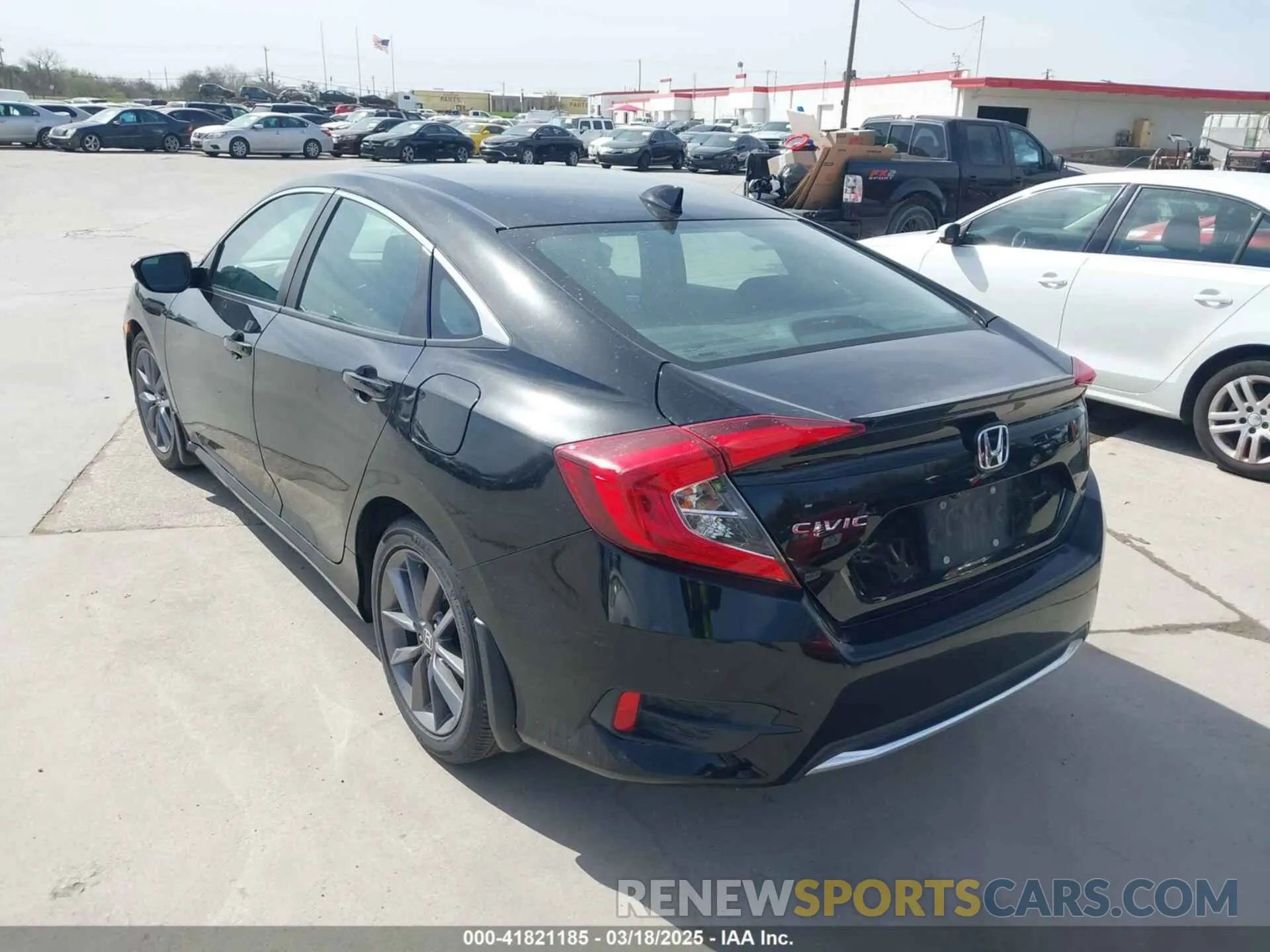 3 Photograph of a damaged car 19XFC1F37KE016313 HONDA CIVIC 2019
