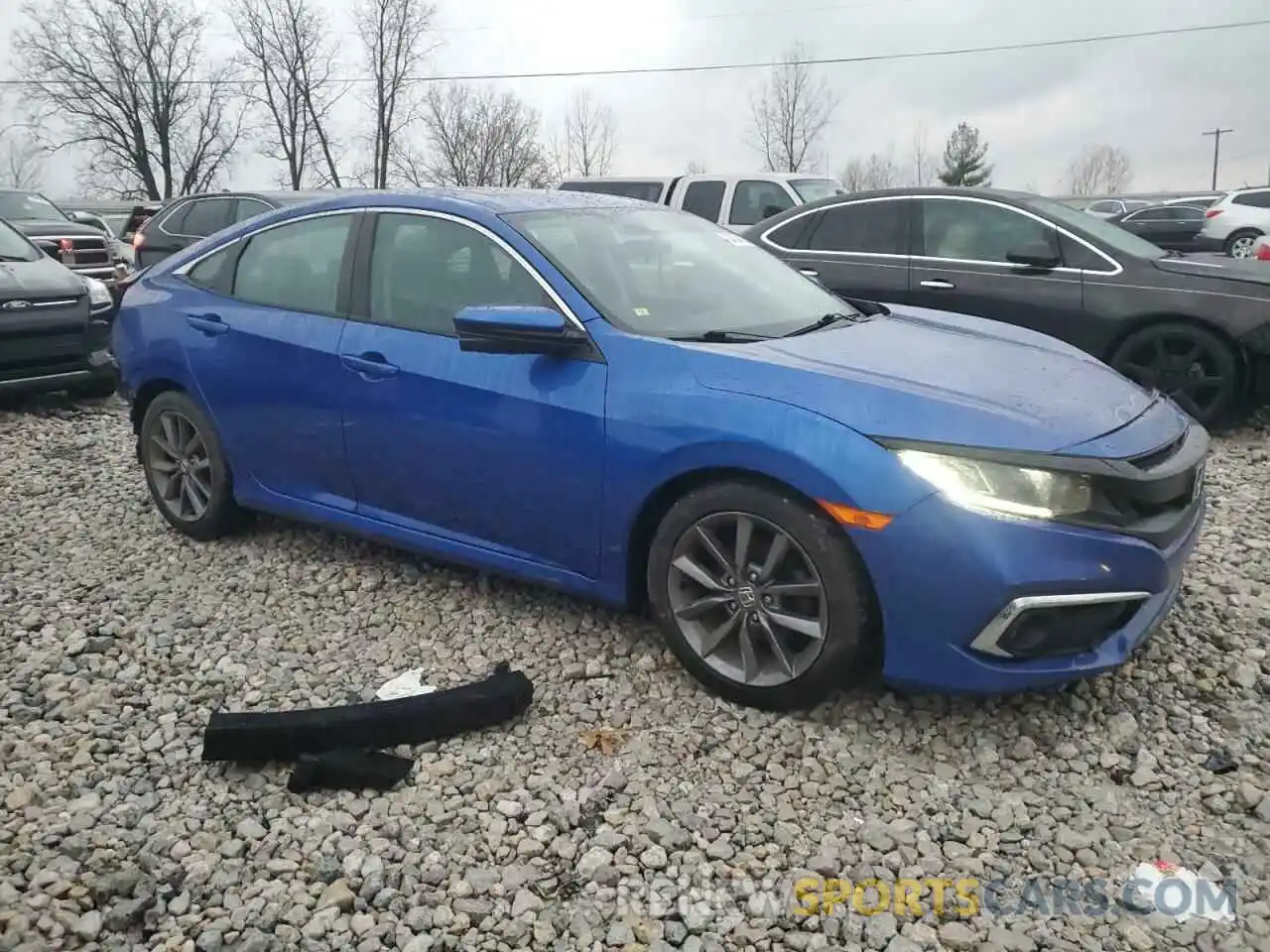 4 Photograph of a damaged car 19XFC1F38KE000959 HONDA CIVIC 2019