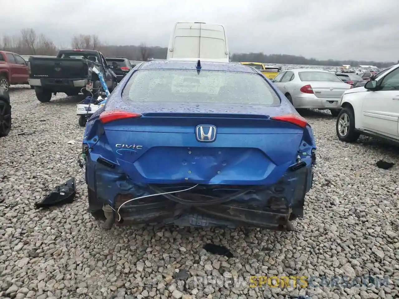 6 Photograph of a damaged car 19XFC1F38KE000959 HONDA CIVIC 2019