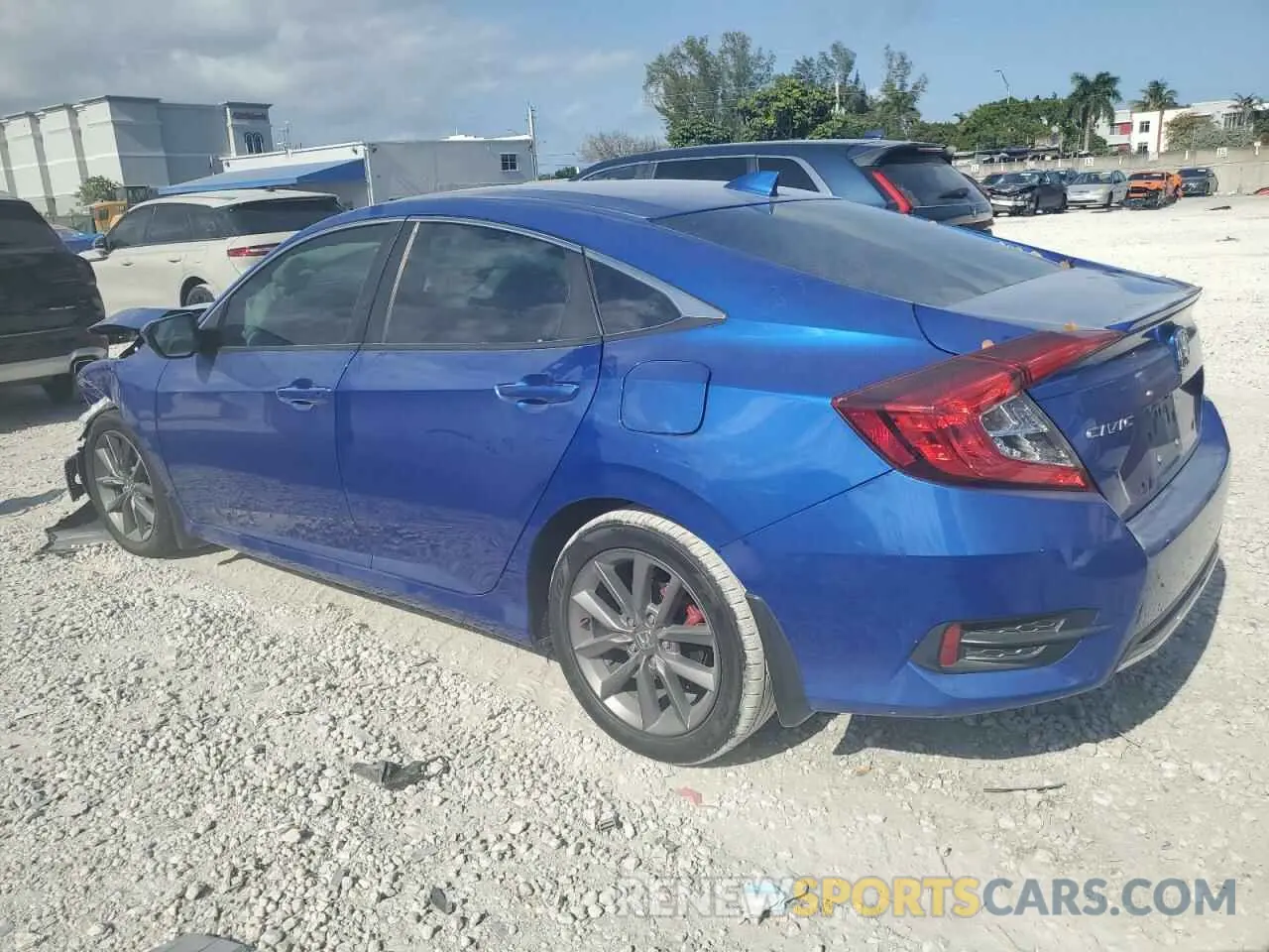 2 Photograph of a damaged car 19XFC1F38KE010035 HONDA CIVIC 2019
