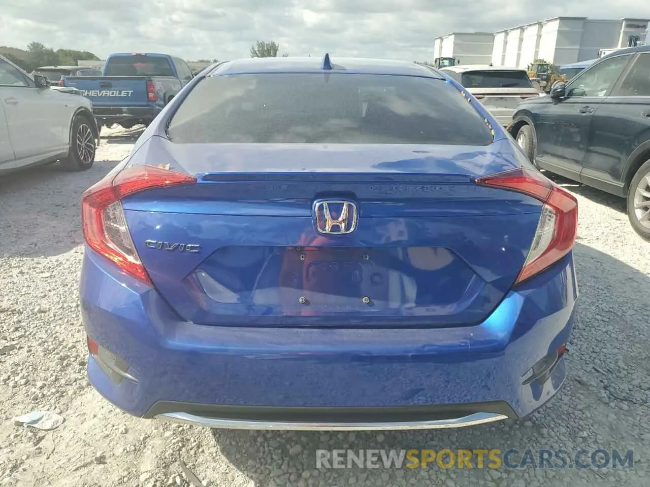 6 Photograph of a damaged car 19XFC1F38KE010035 HONDA CIVIC 2019