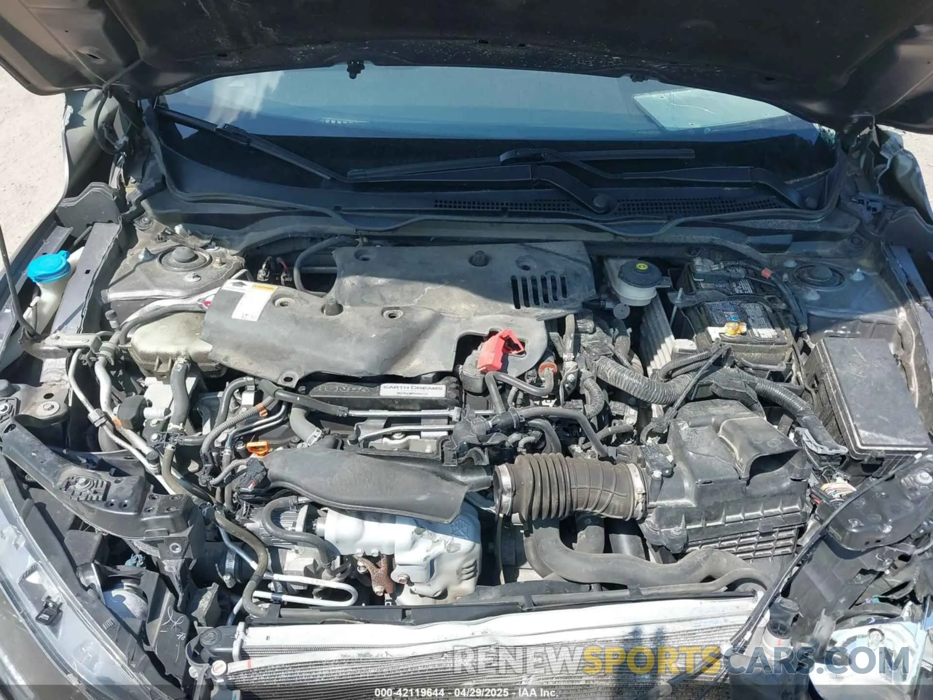 10 Photograph of a damaged car 19XFC1F38KE011489 HONDA CIVIC 2019