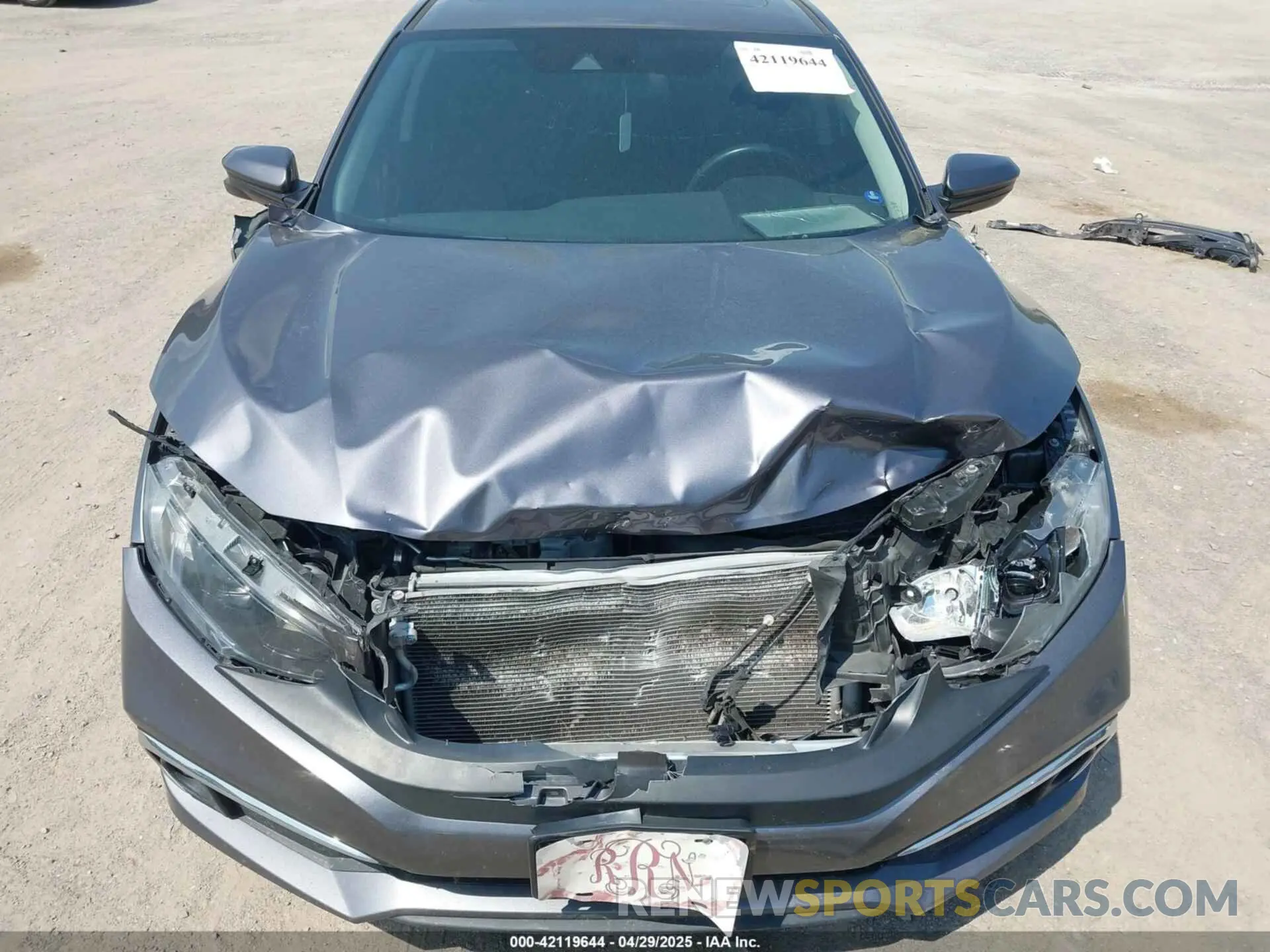 6 Photograph of a damaged car 19XFC1F38KE011489 HONDA CIVIC 2019