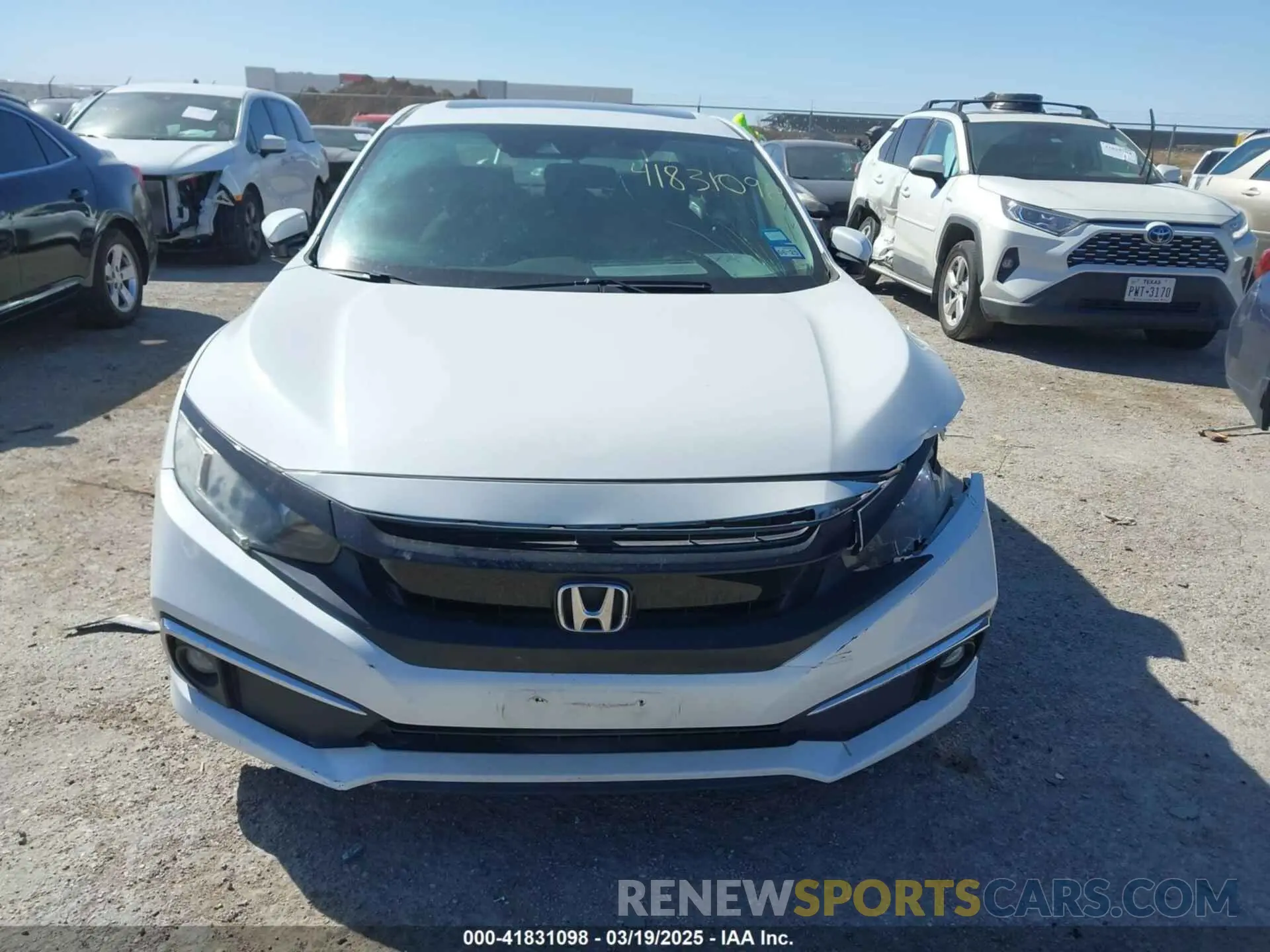12 Photograph of a damaged car 19XFC1F38KE200790 HONDA CIVIC 2019