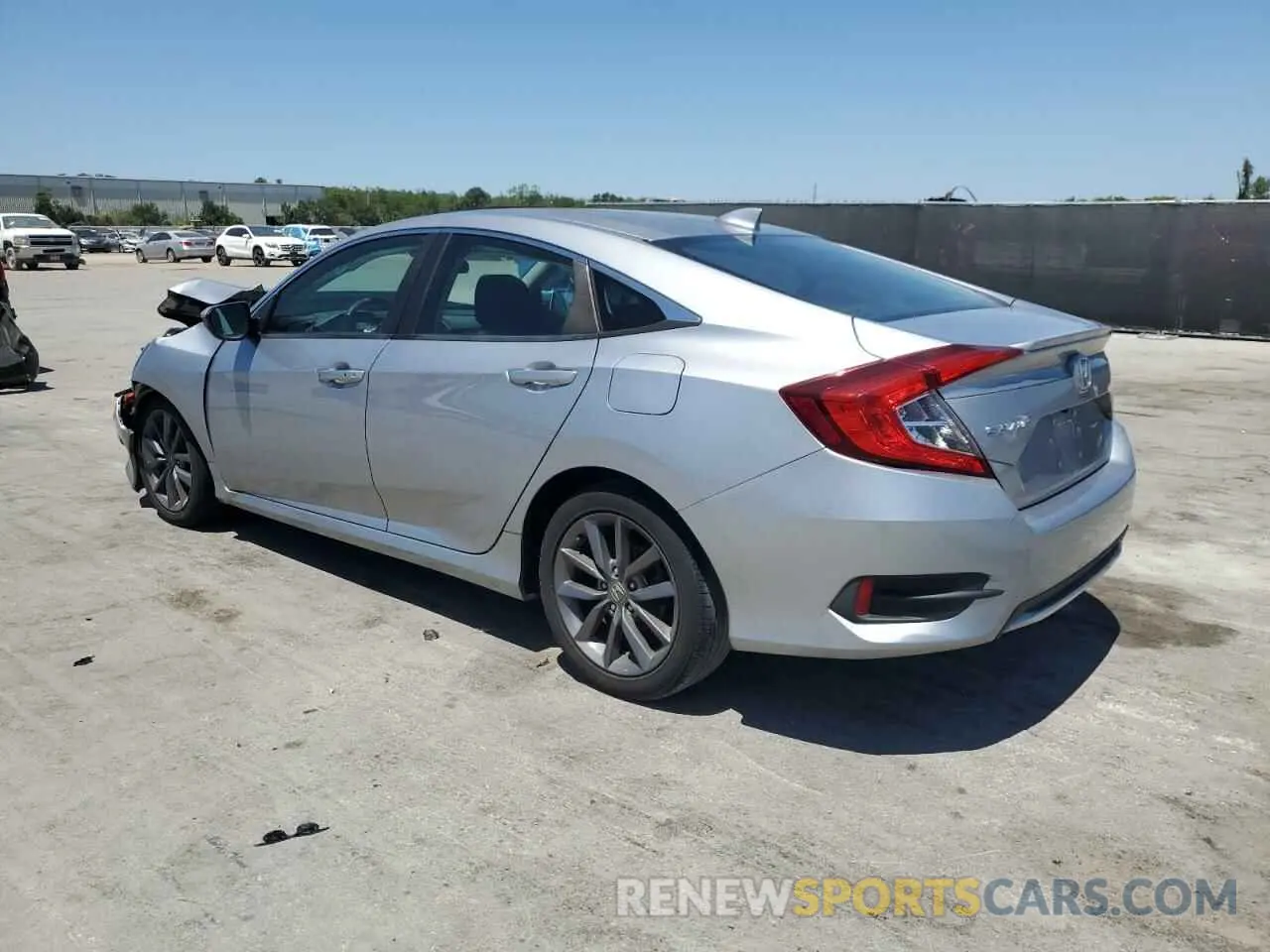 2 Photograph of a damaged car 19XFC1F38KE201535 HONDA CIVIC 2019