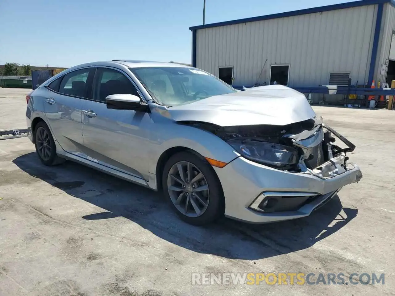 4 Photograph of a damaged car 19XFC1F38KE201535 HONDA CIVIC 2019
