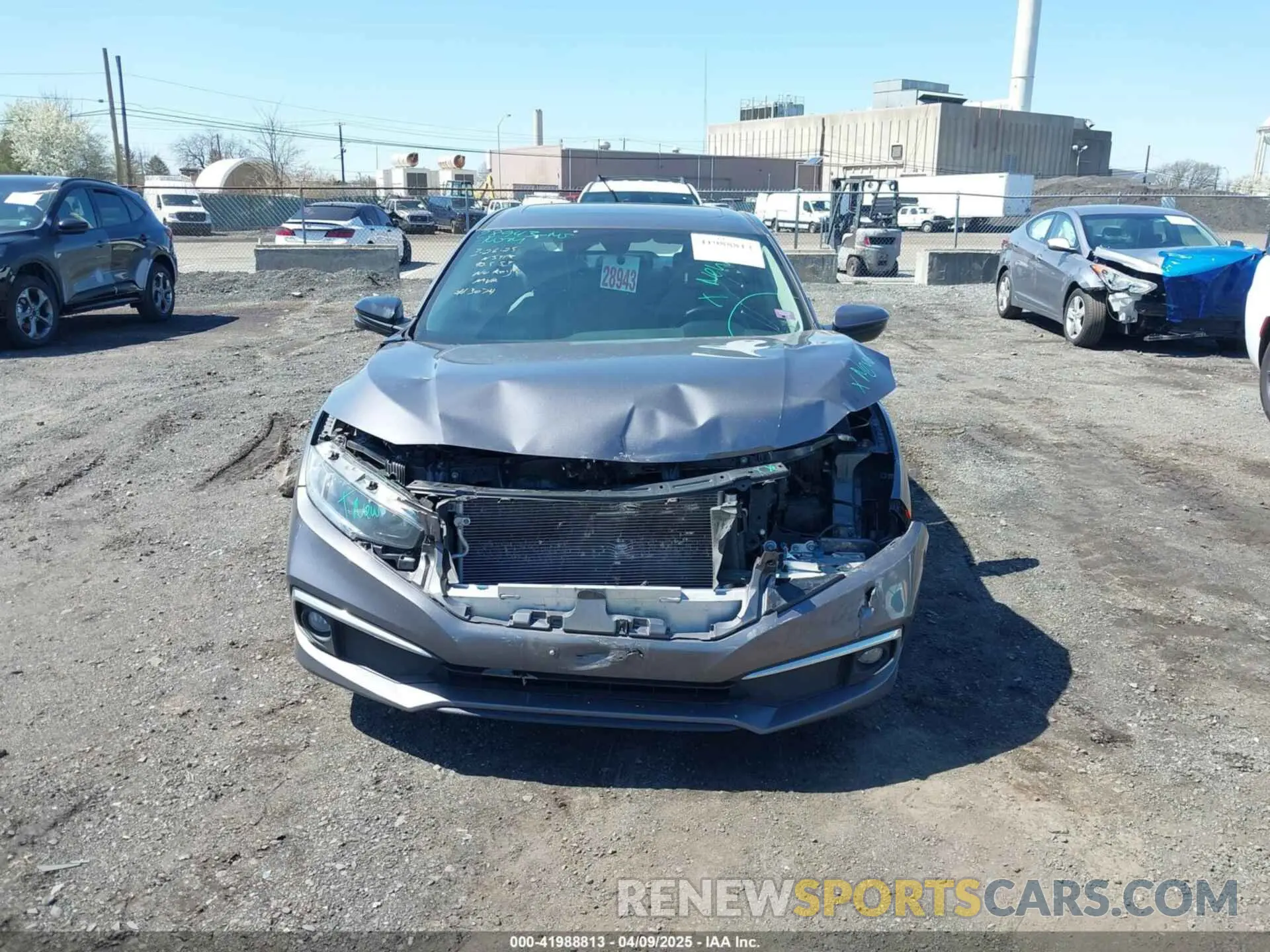 12 Photograph of a damaged car 19XFC1F38KE203074 HONDA CIVIC 2019