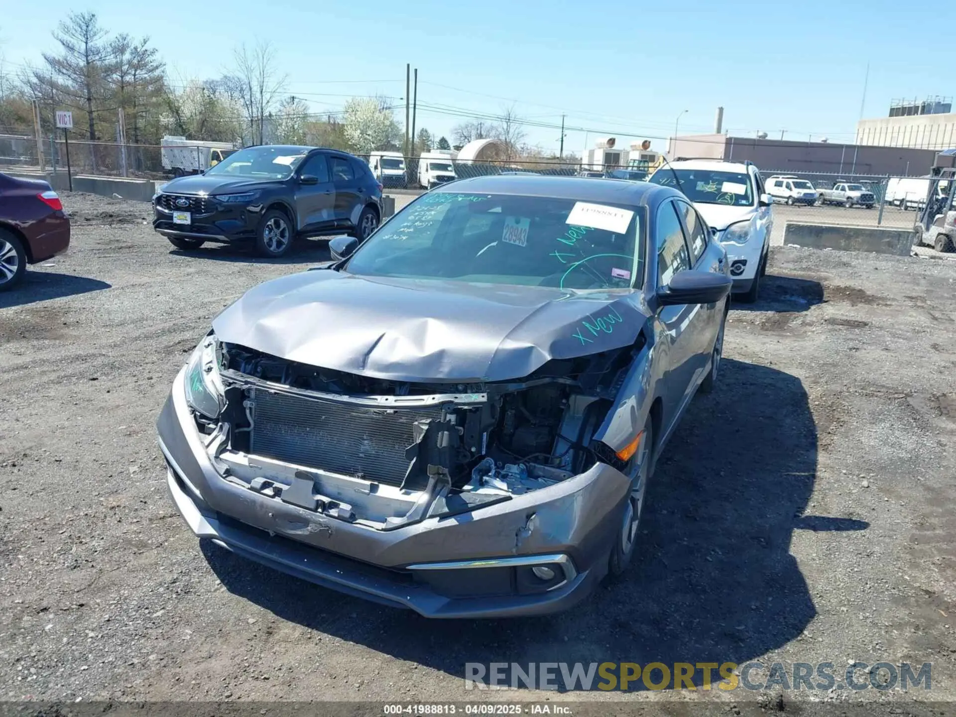 6 Photograph of a damaged car 19XFC1F38KE203074 HONDA CIVIC 2019