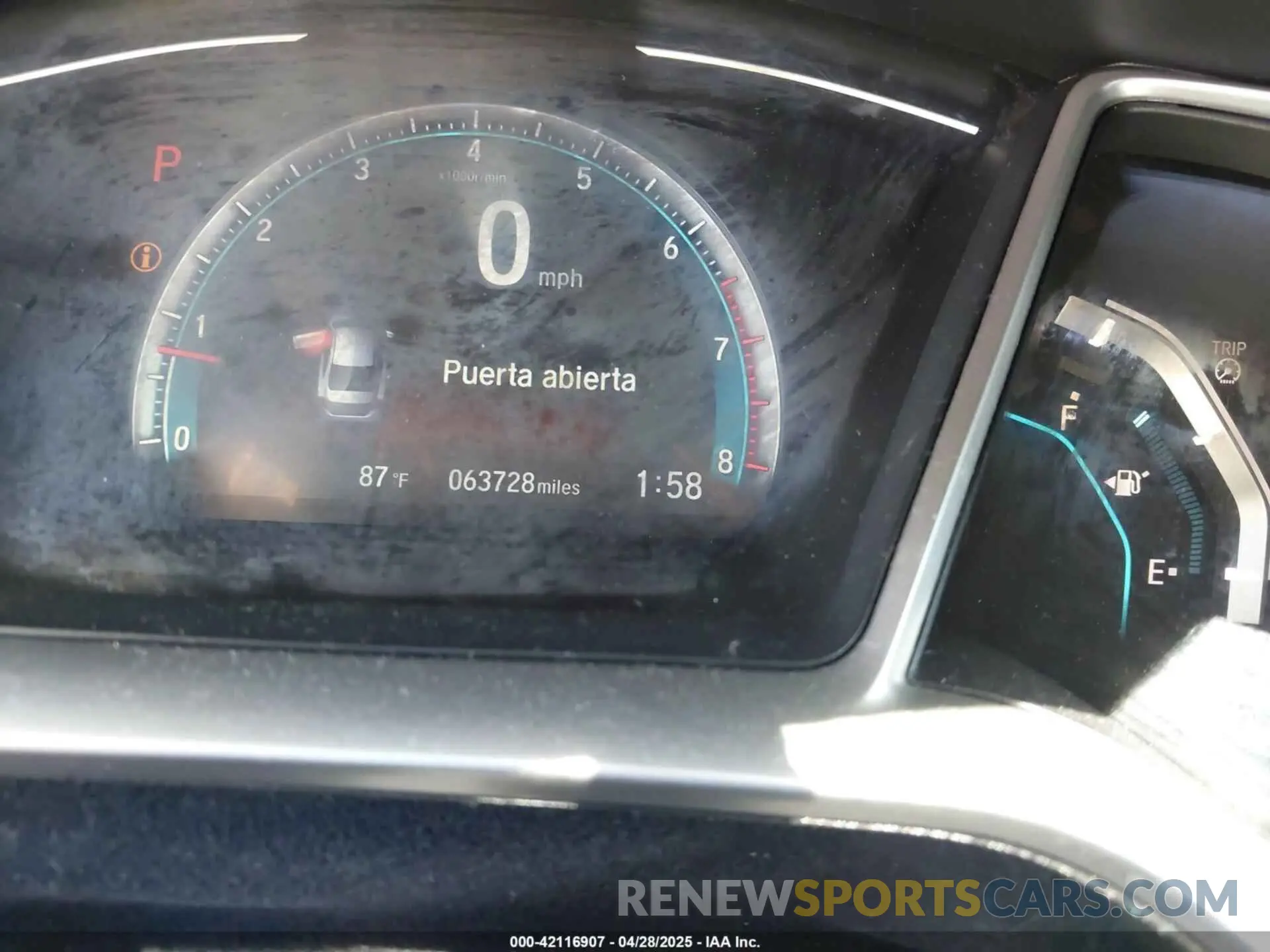 15 Photograph of a damaged car 19XFC1F38KE205228 HONDA CIVIC 2019