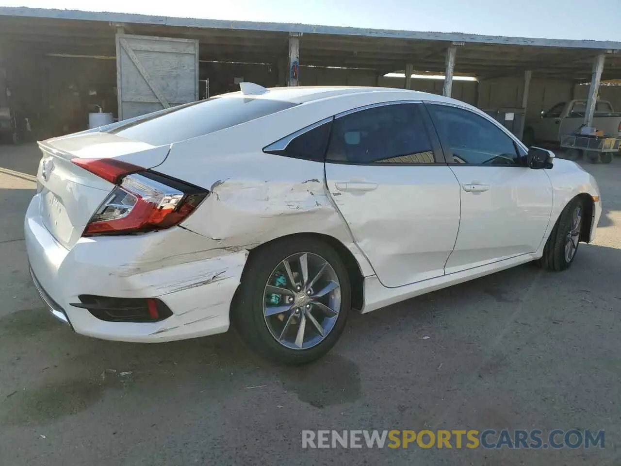 3 Photograph of a damaged car 19XFC1F38KE206668 HONDA CIVIC 2019
