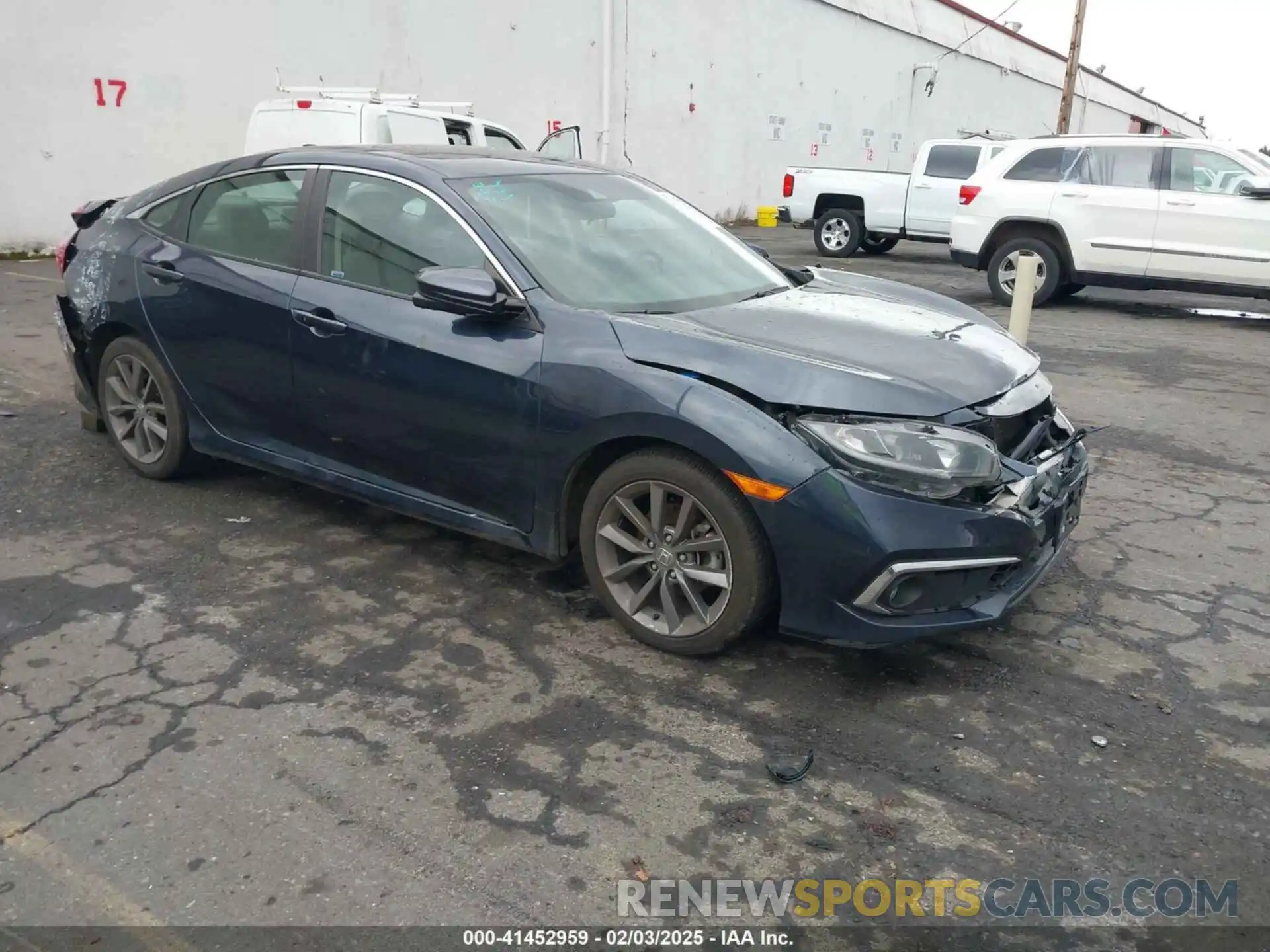 1 Photograph of a damaged car 19XFC1F38KE209912 HONDA CIVIC 2019