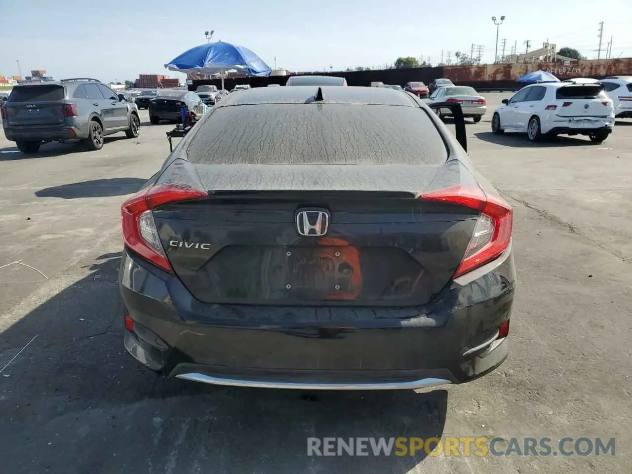 6 Photograph of a damaged car 19XFC1F38KE212714 HONDA CIVIC 2019
