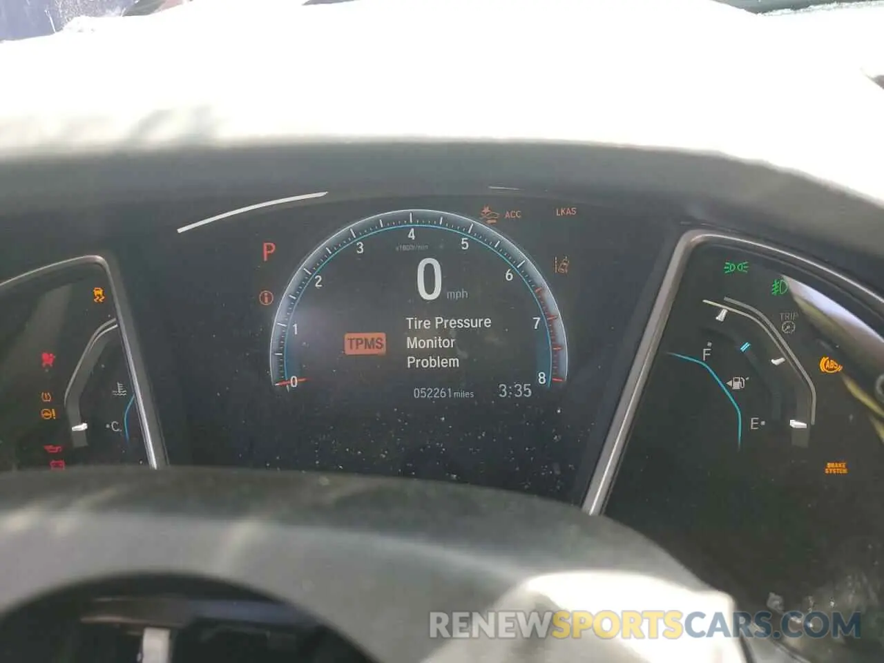 9 Photograph of a damaged car 19XFC1F38KE212714 HONDA CIVIC 2019