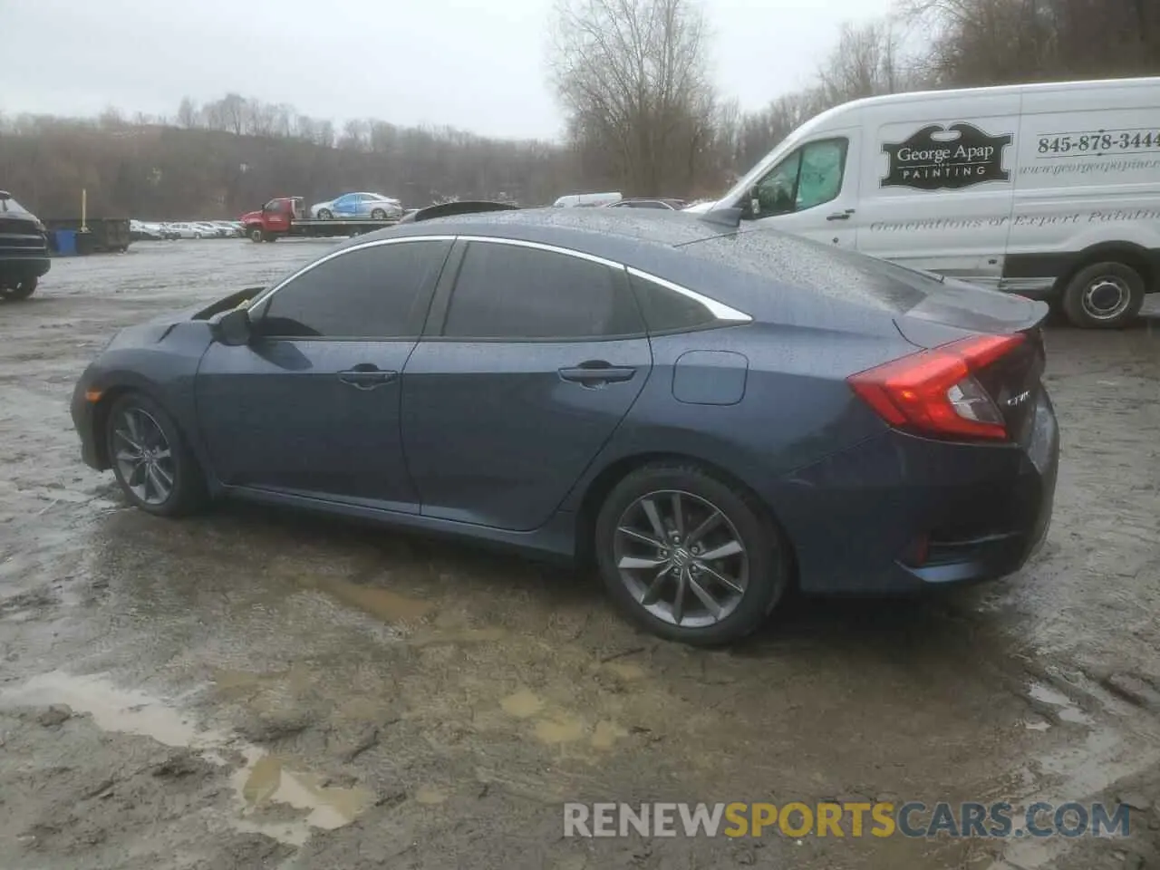2 Photograph of a damaged car 19XFC1F39KE214696 HONDA CIVIC 2019
