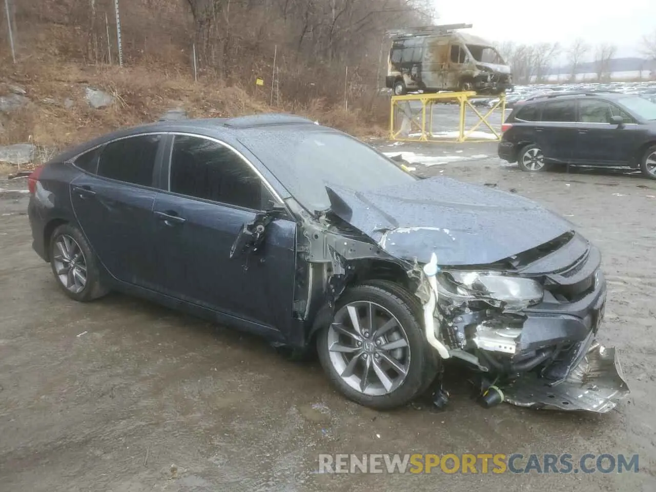 4 Photograph of a damaged car 19XFC1F39KE214696 HONDA CIVIC 2019