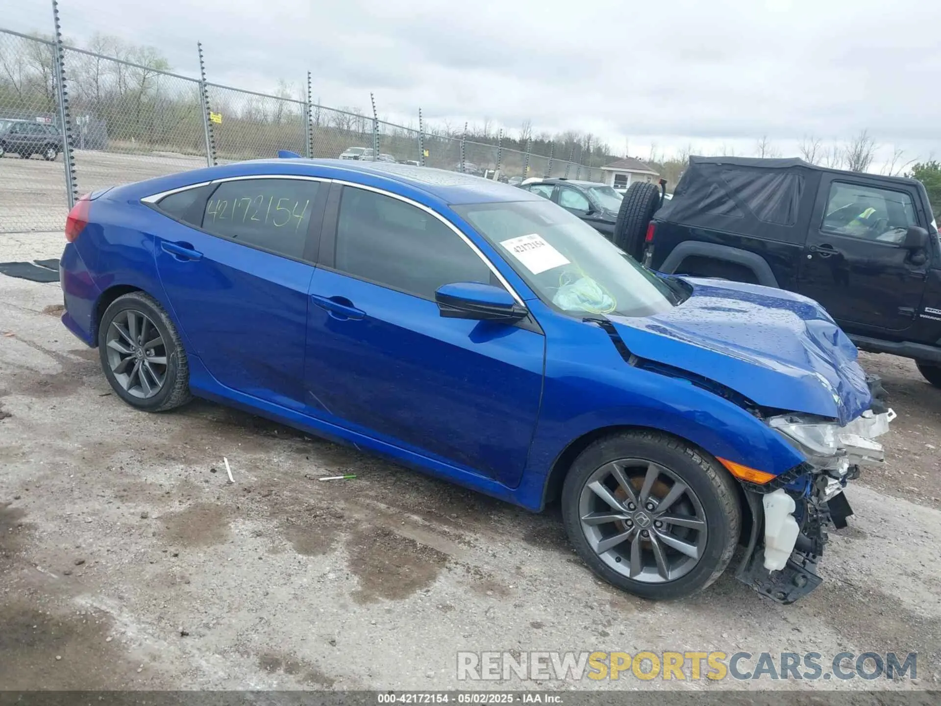 1 Photograph of a damaged car 19XFC1F3XKE002471 HONDA CIVIC 2019