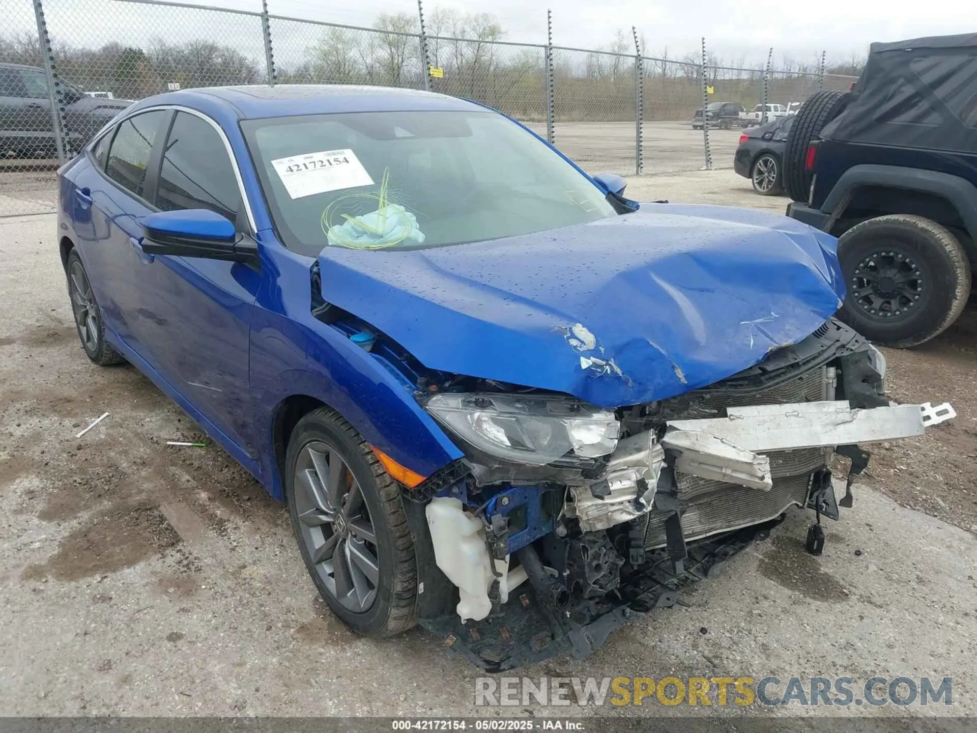 6 Photograph of a damaged car 19XFC1F3XKE002471 HONDA CIVIC 2019