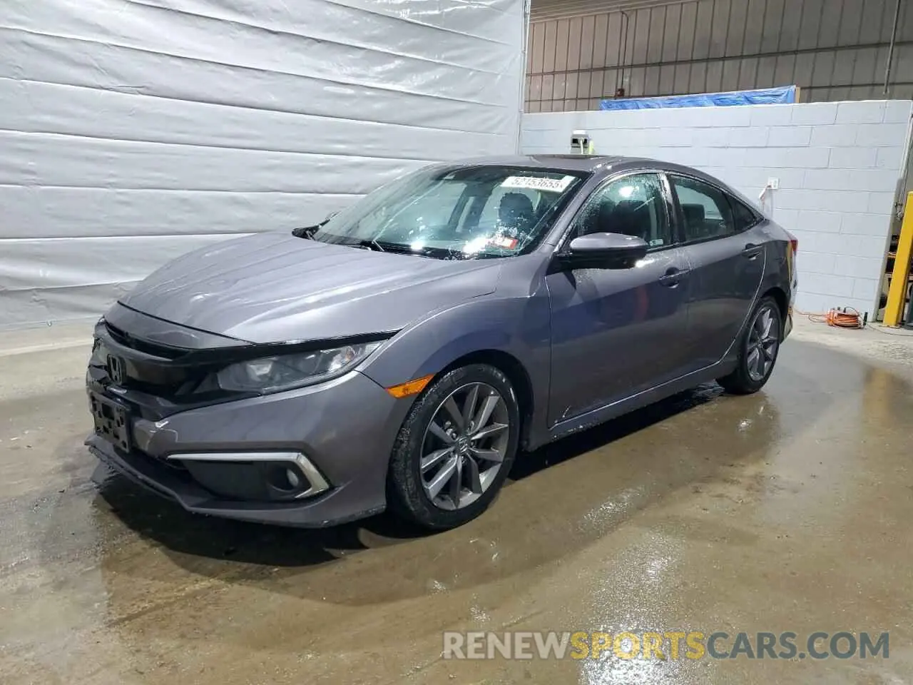 1 Photograph of a damaged car 19XFC1F3XKE004558 HONDA CIVIC 2019